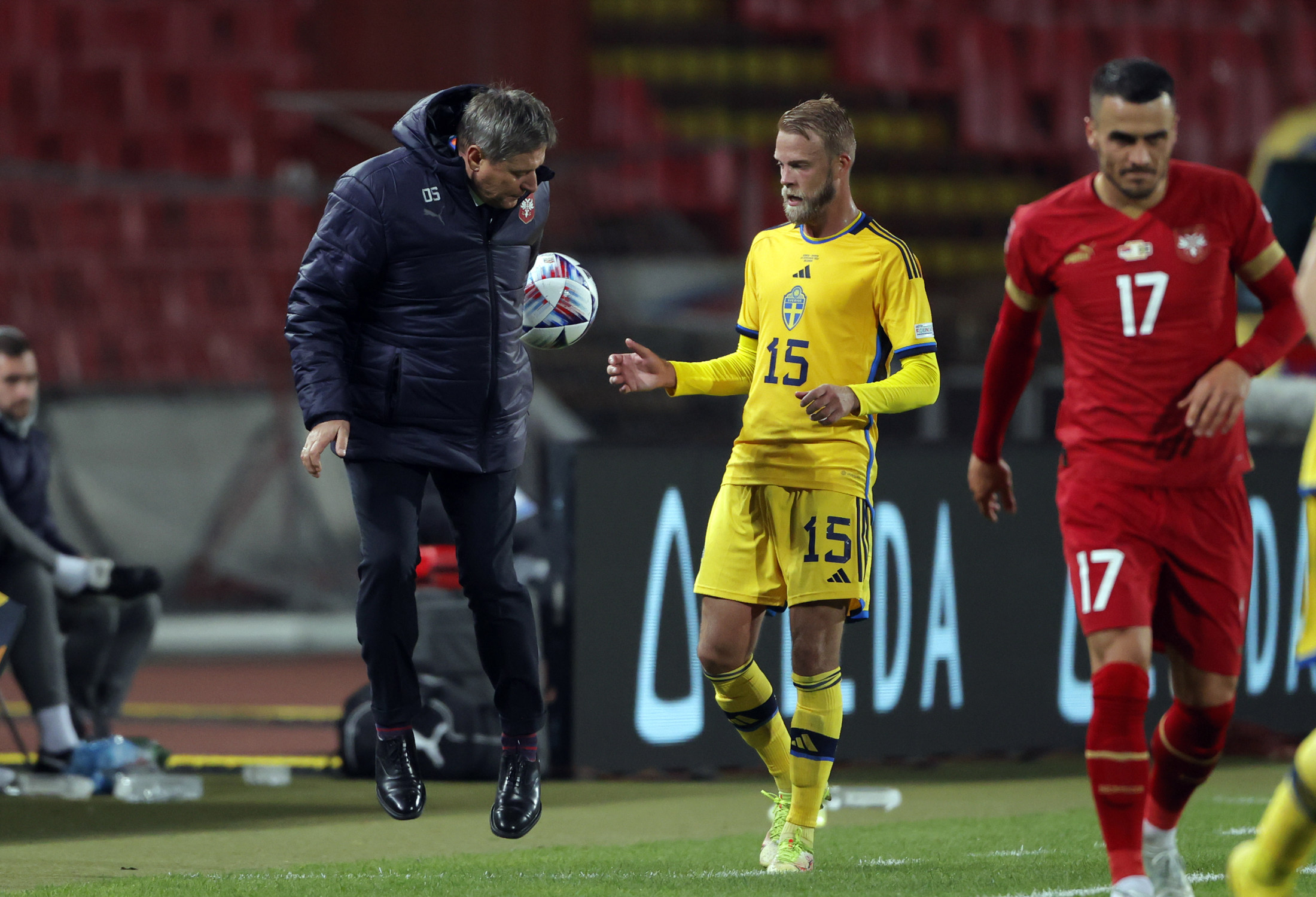Serbia - Sweden UEFA League B - Group 4 Nations League football match 24.9.2022. photo: Pedja Milosavljevic/STARSPORT