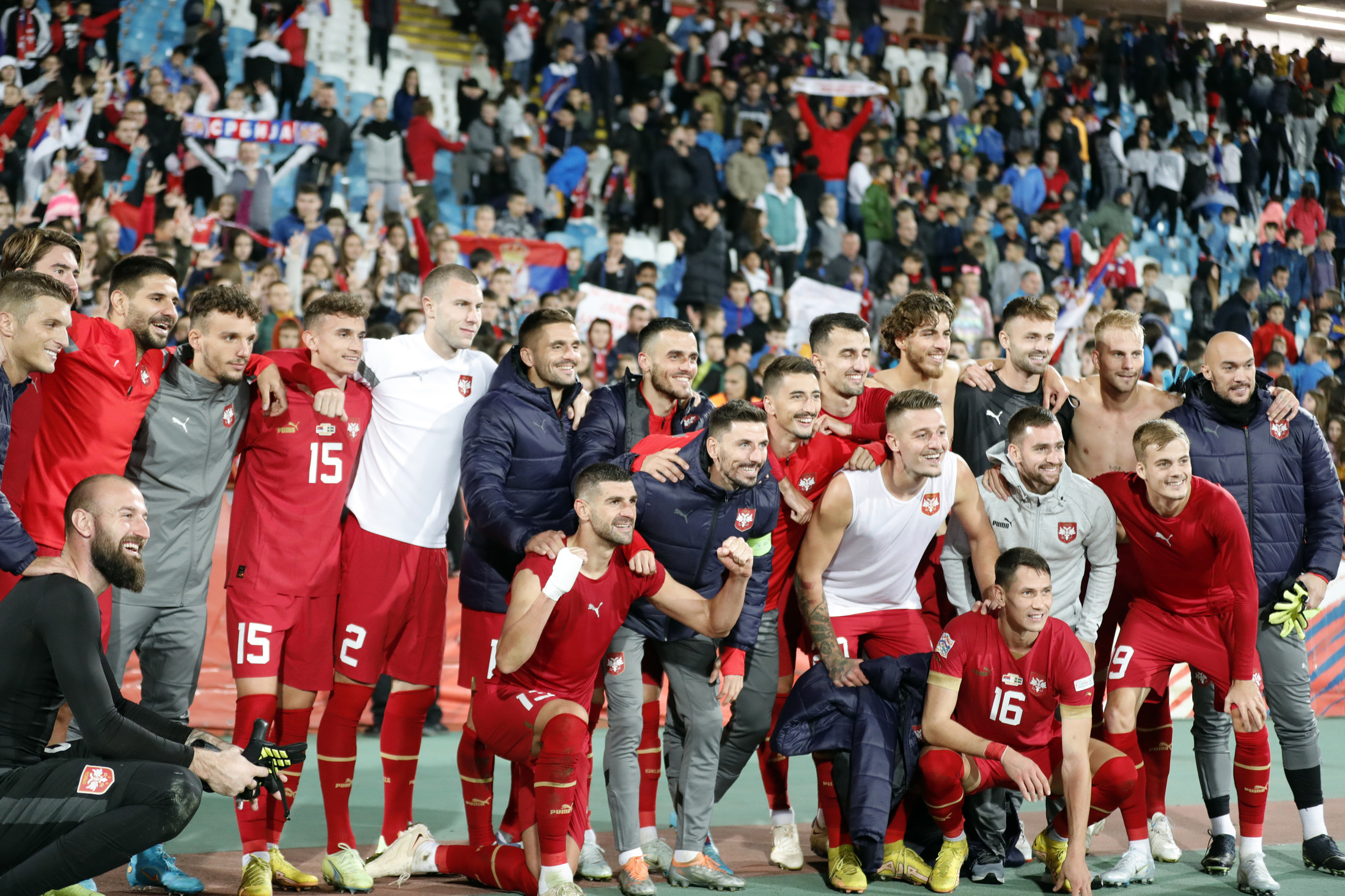 Serbia - Sweden UEFA League B - Group 4 Nations League football match 24.9.2022. photo: Pedja Milosavljevic/STARSPORT