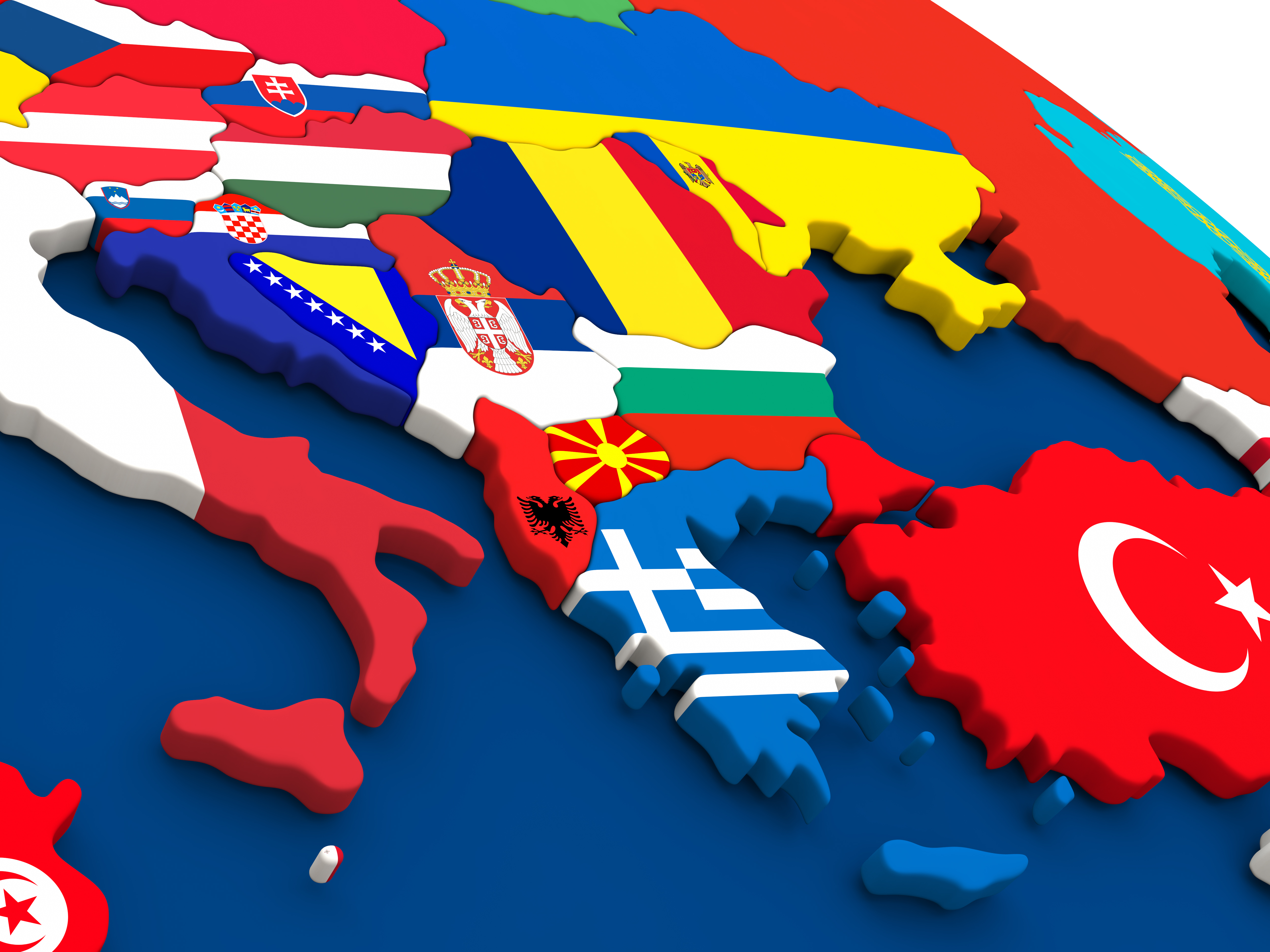 Map,Of,Greece,On,Globe,With,Embedded,Flags,Of,Countries.