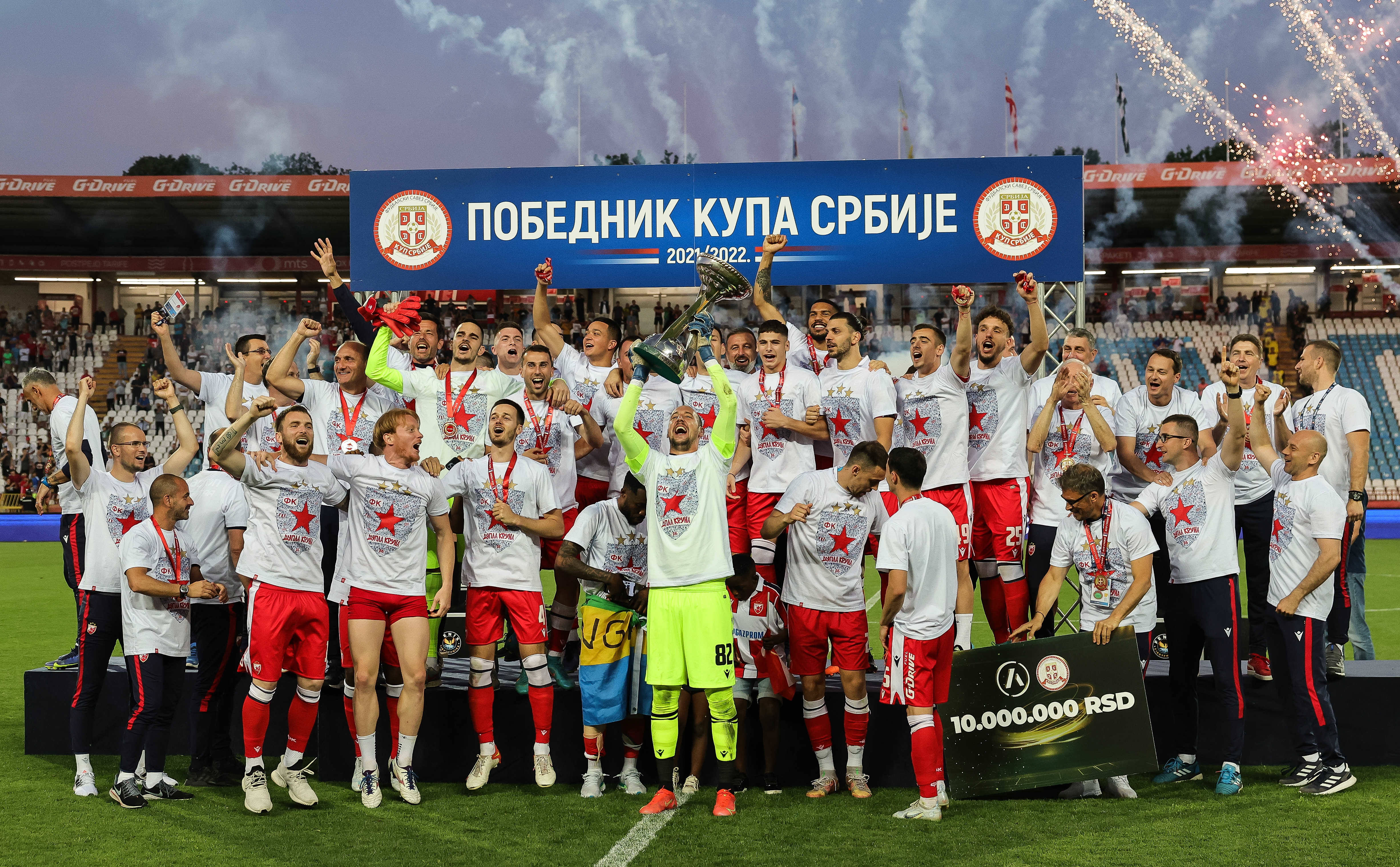 Crvena Zvezda v Partizan-Fudbal-Kup Srbije-Finale-Final-Season 2021/2022