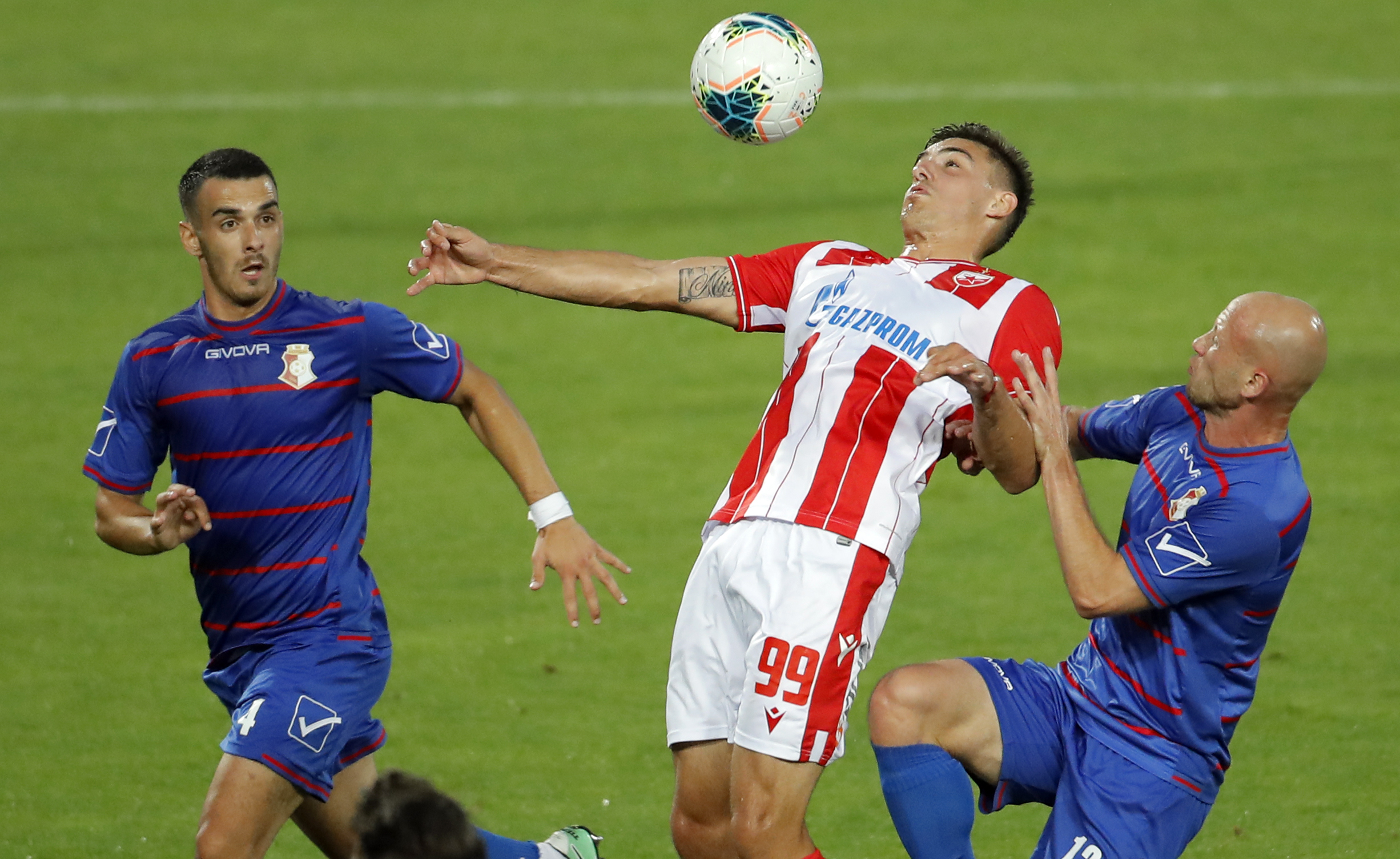 Nikola Krstovic FK Crvena Zvezda - Napredak prijateljska trening utakmica 25. Jul 2020, 25.7.2020. Beograd Srbija
Foto: Pedja Milosavljevic / STARSPORT