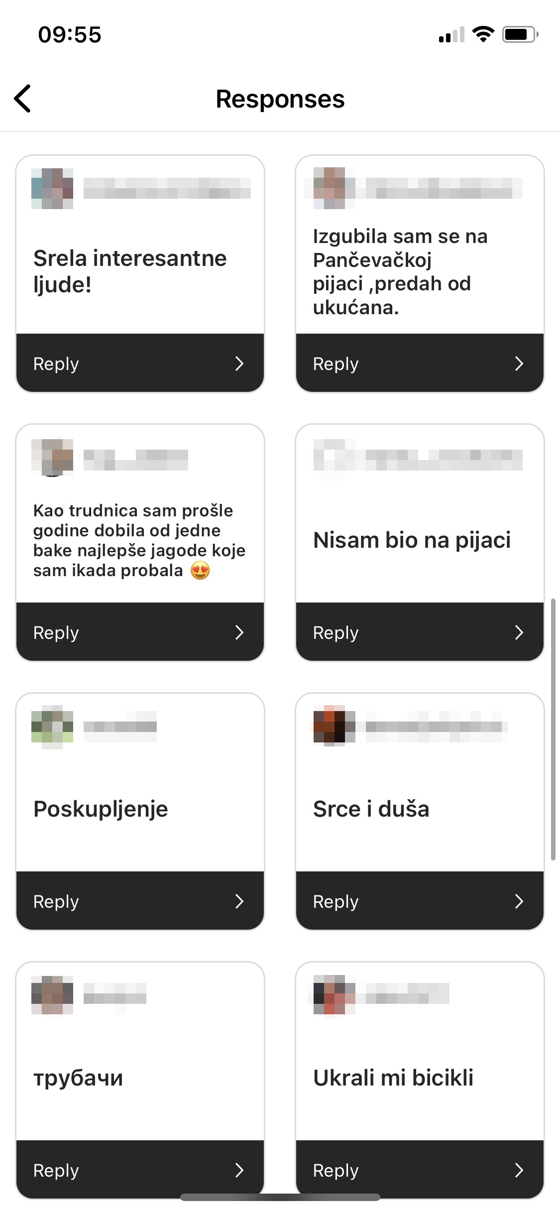 anketa, odgovori, Šta je najbolje što vam se desilo na pijaci?