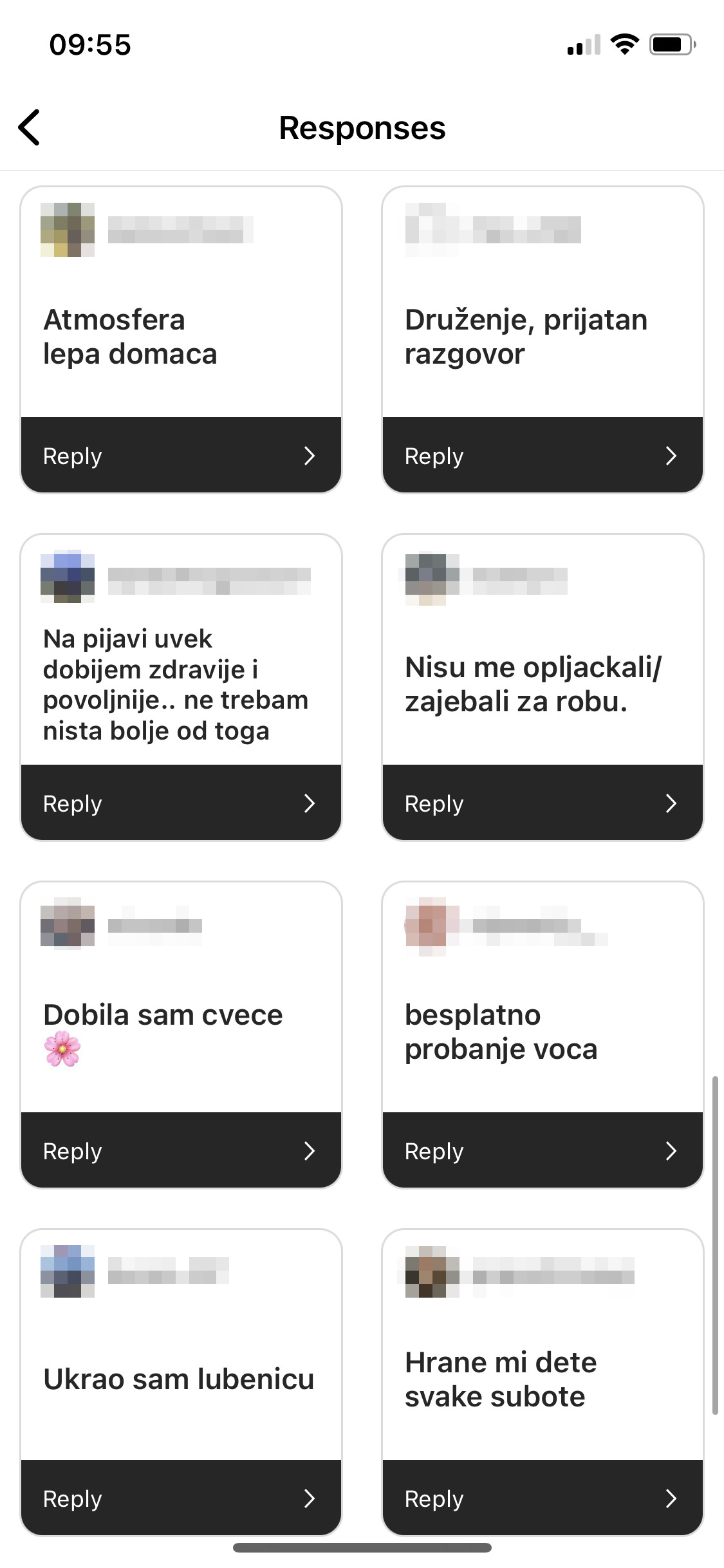 anketa, odgovori, Šta je najbolje što vam se desilo na pijaci?