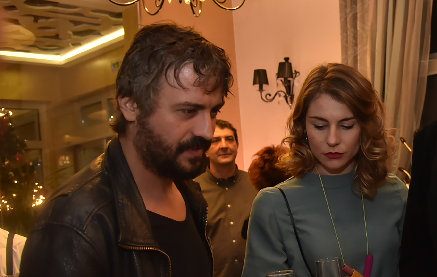 Beograd 16.12.2019. Branislav Trifunovic, Bane Trifunovic, Svetozar Cvetkovic, Dragan Bjelogrlic. Serija Tajkun. Predstavljanje tv serije Tajkun RAS Foto Nemanja Jovanovic
