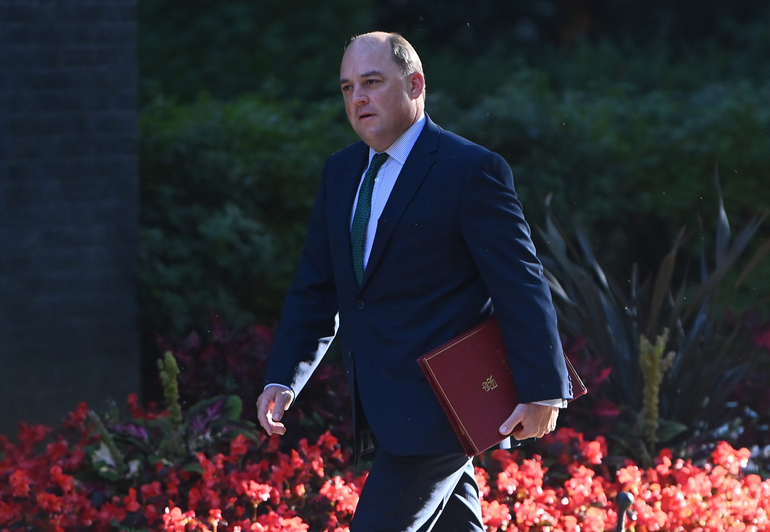 epa09452952 Britain's Defence Secretary Ben Wallace attends political cabinet in Downing Street in London, Britain, 07 September 2021.  EPA-EFE/NEIL HALL