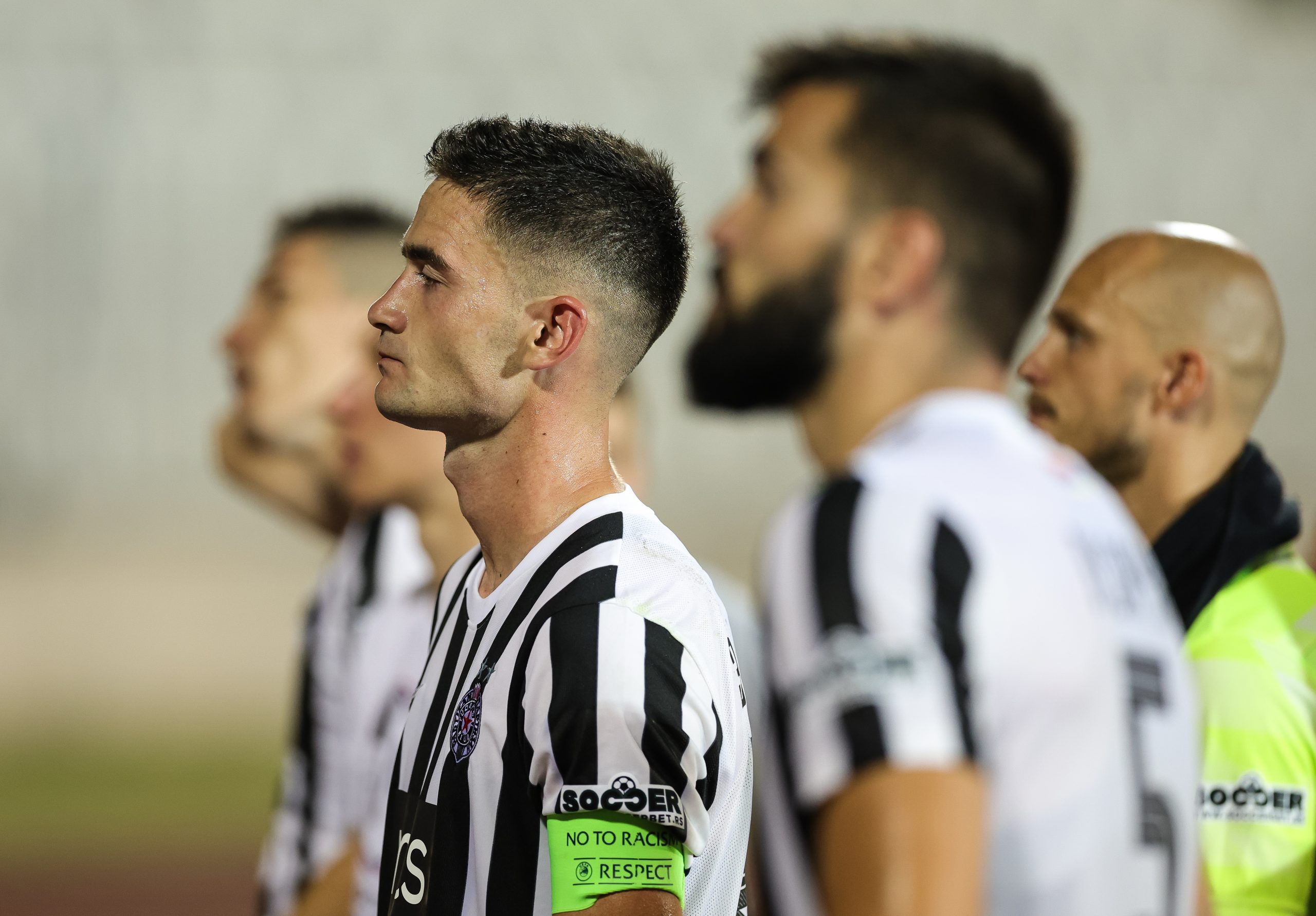 Sasa Zdjelar (C)
Partizan v TSC Backa Topola, Mozzart Super Liga 2022/2023 on July 23, 2022 in Belgrade, Serbia. (Photo by Srdjan Stevanovic/Starsport.rs ©)