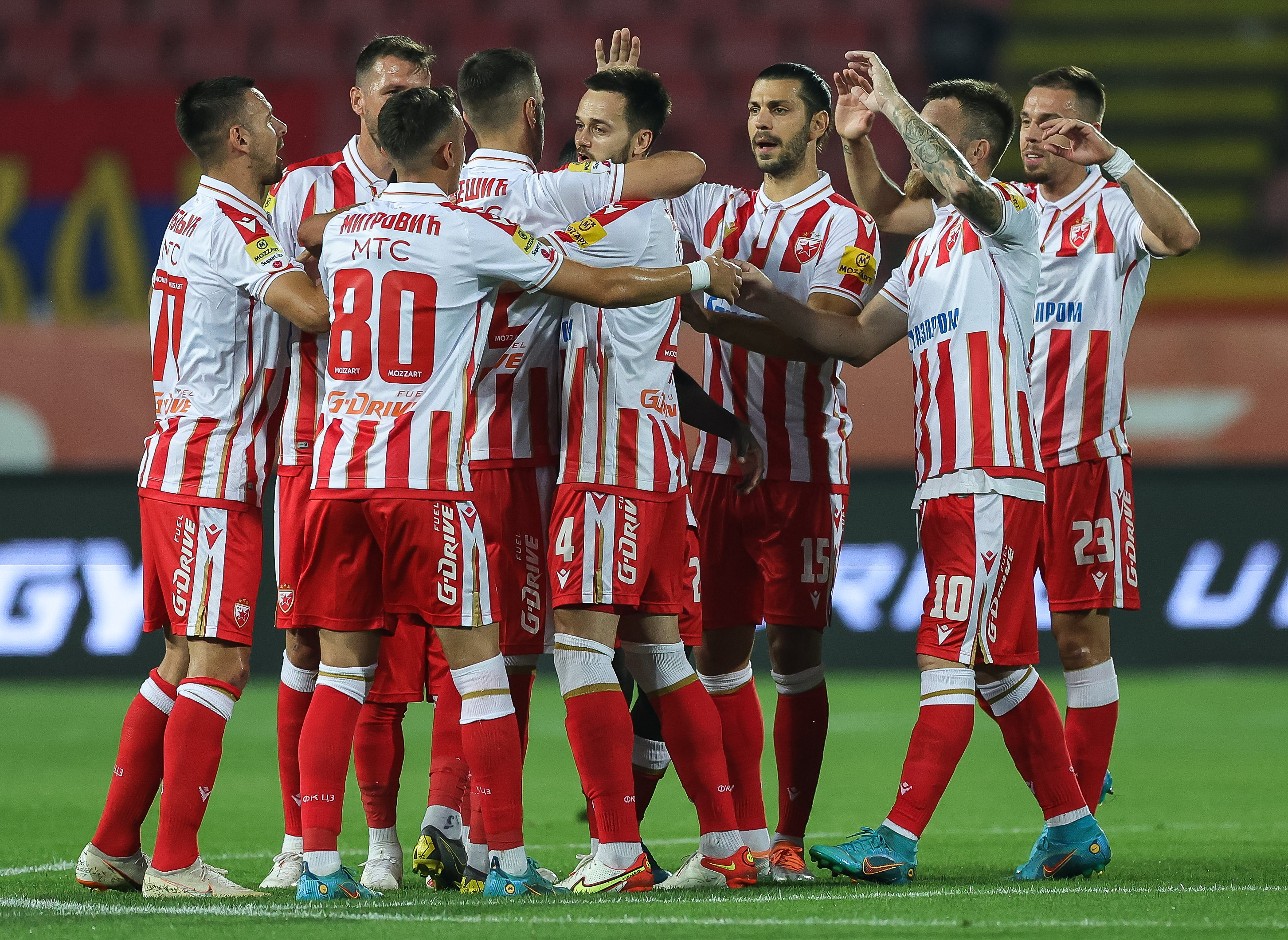 Crvena Zvezda v Radnik Surdulica - Mozzart Super League Season 2022/2023 on July 29, 2022 in Belgrade, Serbia. (Photo by Srdjan Stevanovic/Starsport.rs ©)