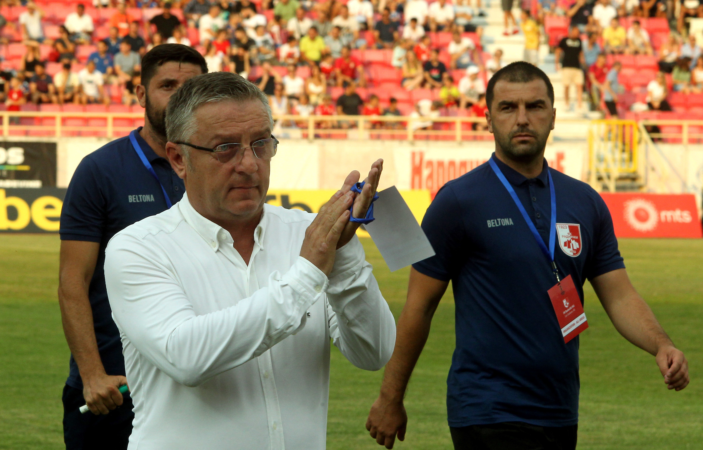 Fudbal-UEFA Conference League Second qualifying round, 2nd leg Radnicki Nis - GziraNis Serbia Srbija, 28.07.2022