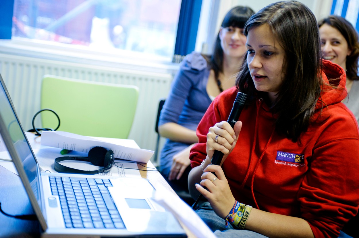 Speech therapy voice analysis