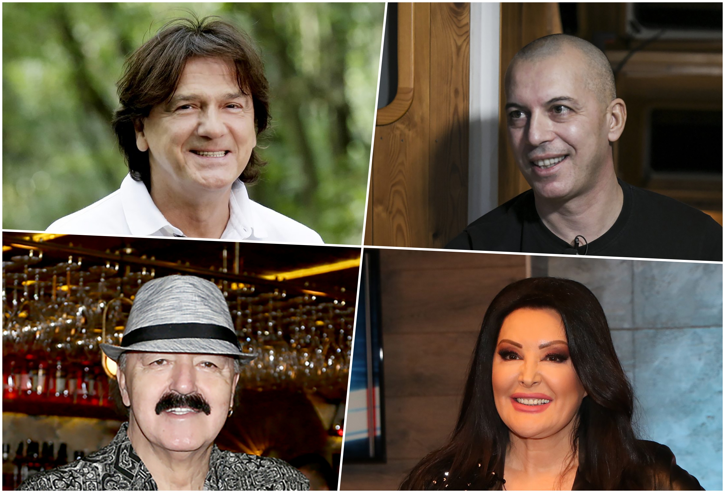 Zdravko Čolić, Milan Topalović Topalko, Haris Džinović i Dragana Mirković