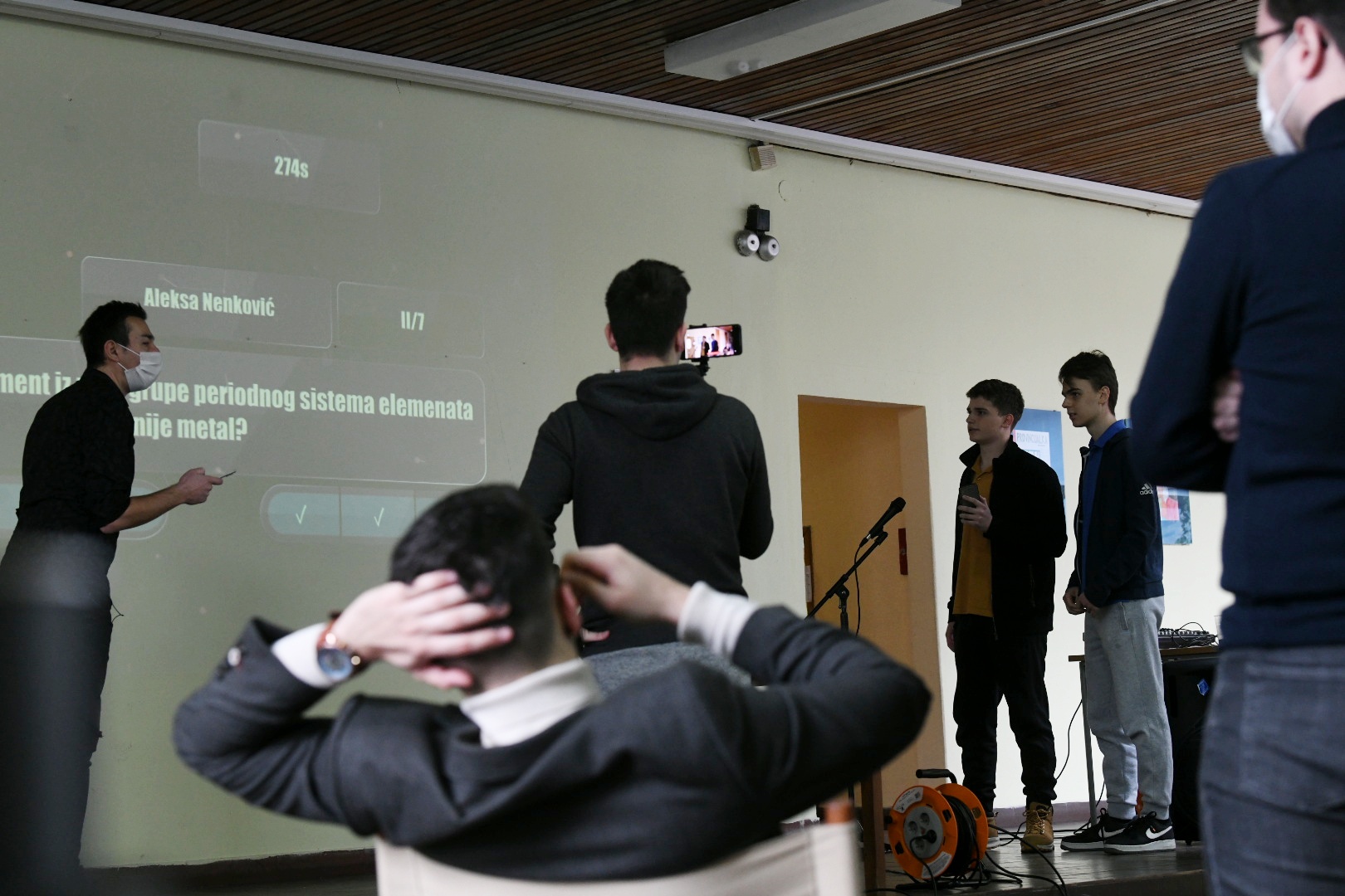 Beograd 27. kjanuar 2022. 10 beogradska gimanzija Potera vs Slagalica Foto:Vesna Lalić/Nova.rs