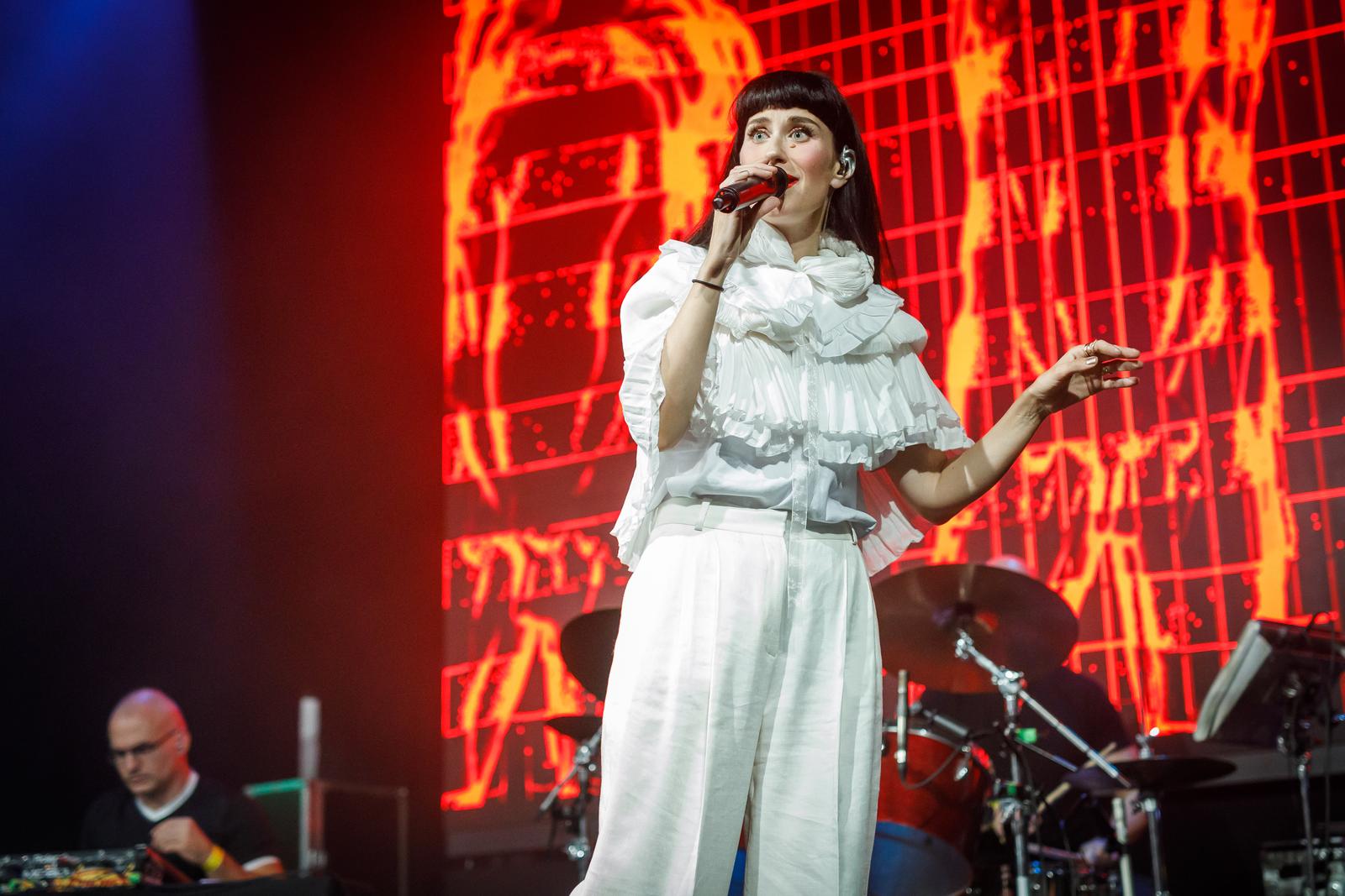 25.06.2022., Zagreb - Koncert Konstrakte u Tvornici kulture. Ana Djuric Konstrakta.
  Photo: Davor Puklavec/PIXSELL