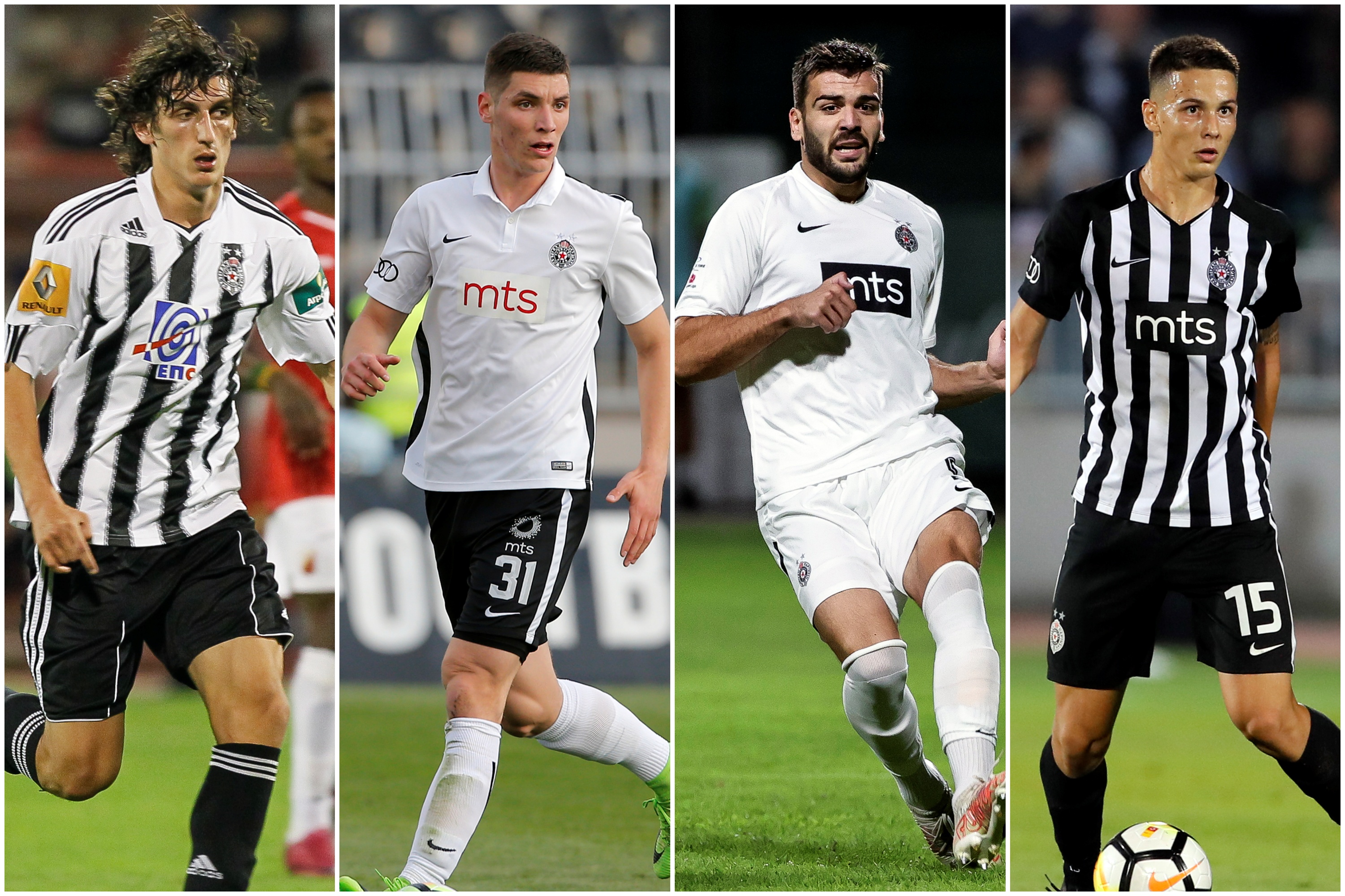 Stefan Savić i Nikola Milenković i Igor Vujačič i Svetozar Marković, kombo Foto: Srdjan Stevanovic/Starsportphoto ©/Pedja Milosavljevic / STARSPORT