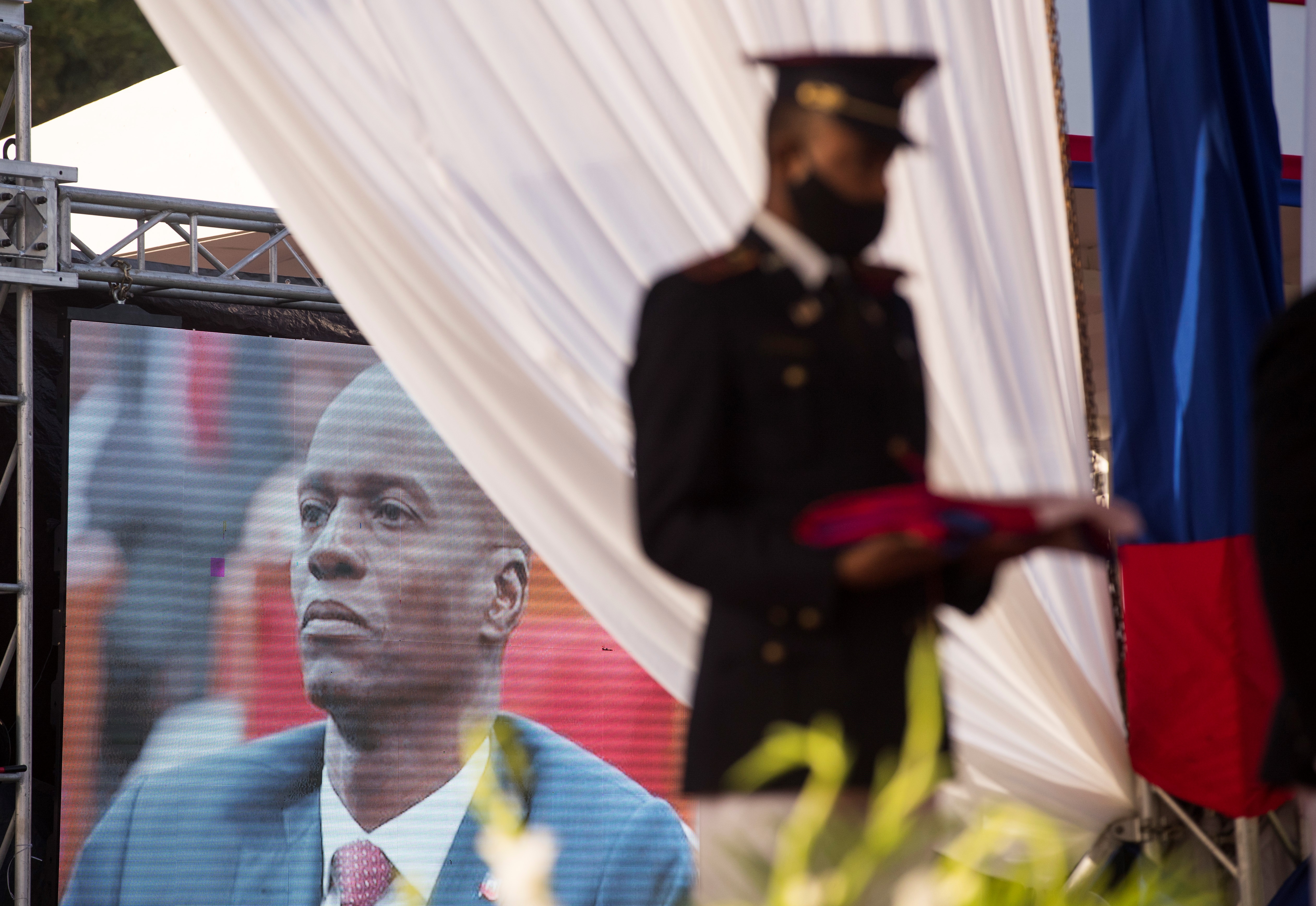 The wake of the assassinated president of Haiti Jovenel Moise begins