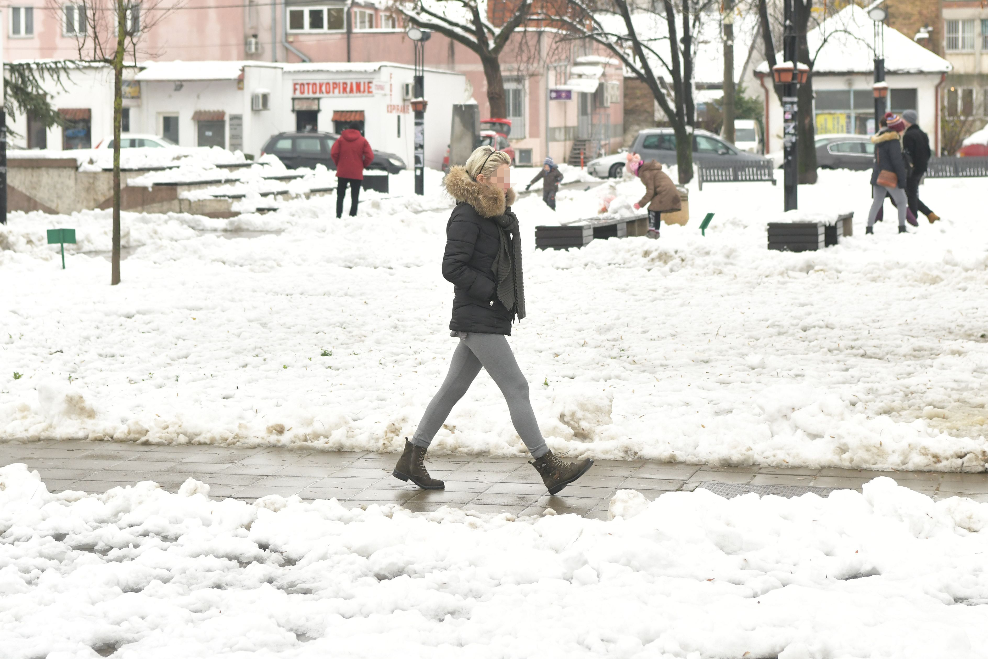 Obrenovac 13.12.2021. Sneg, zima, hladno, vremenska prognoza