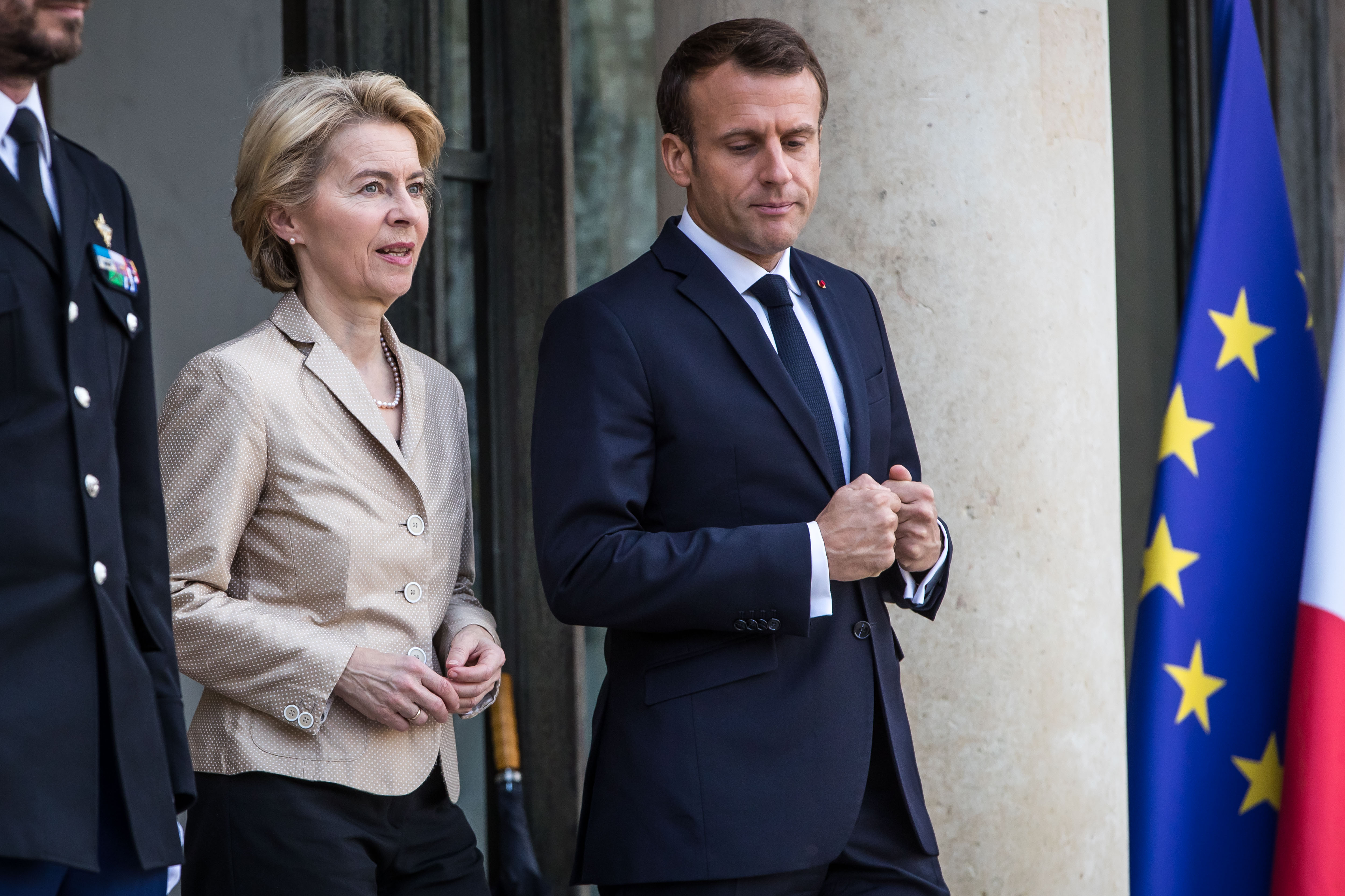 EC President-elect von der Leyen in Paris