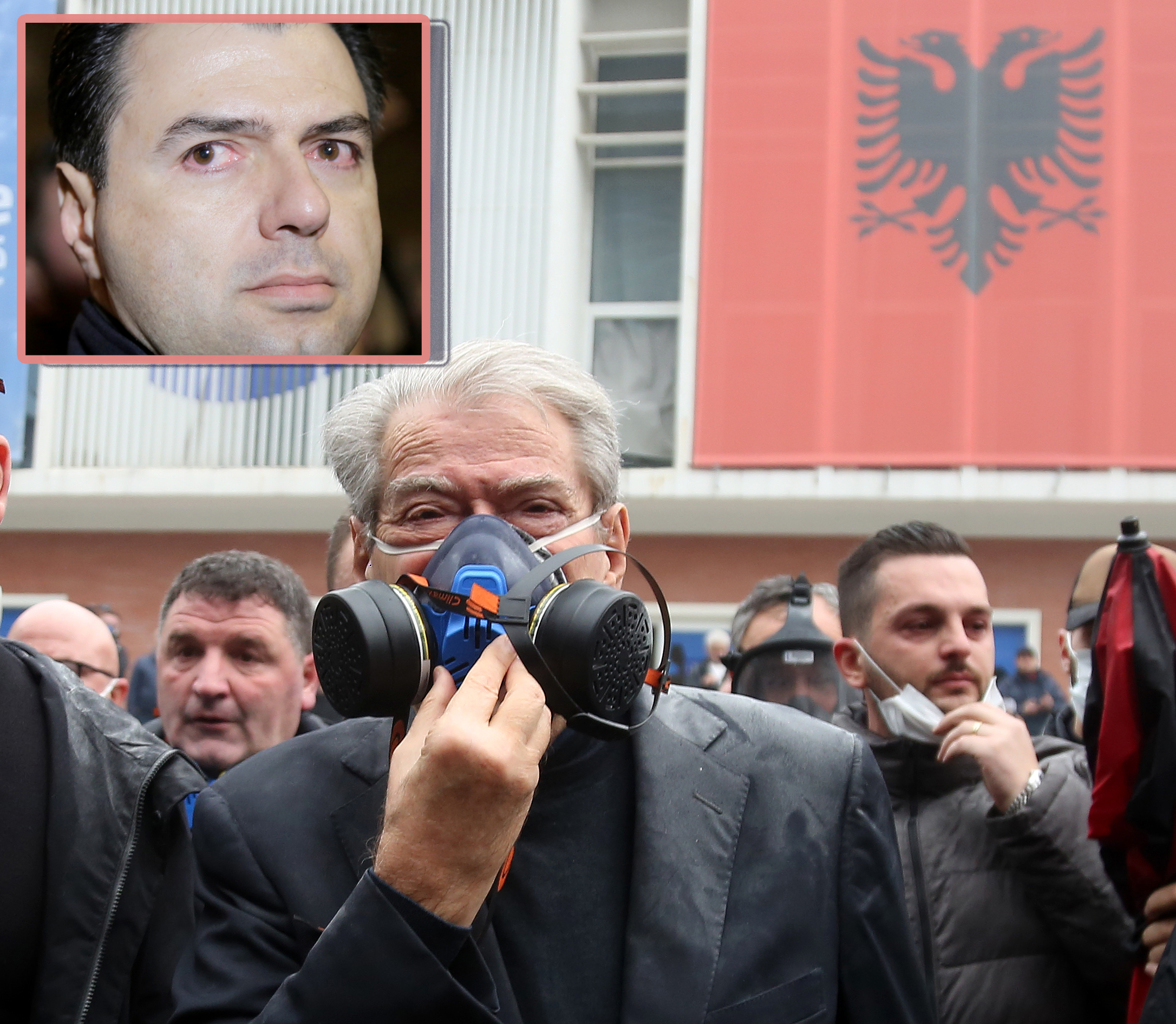 Protesters storm Albania's Democratic Party office in Tirana