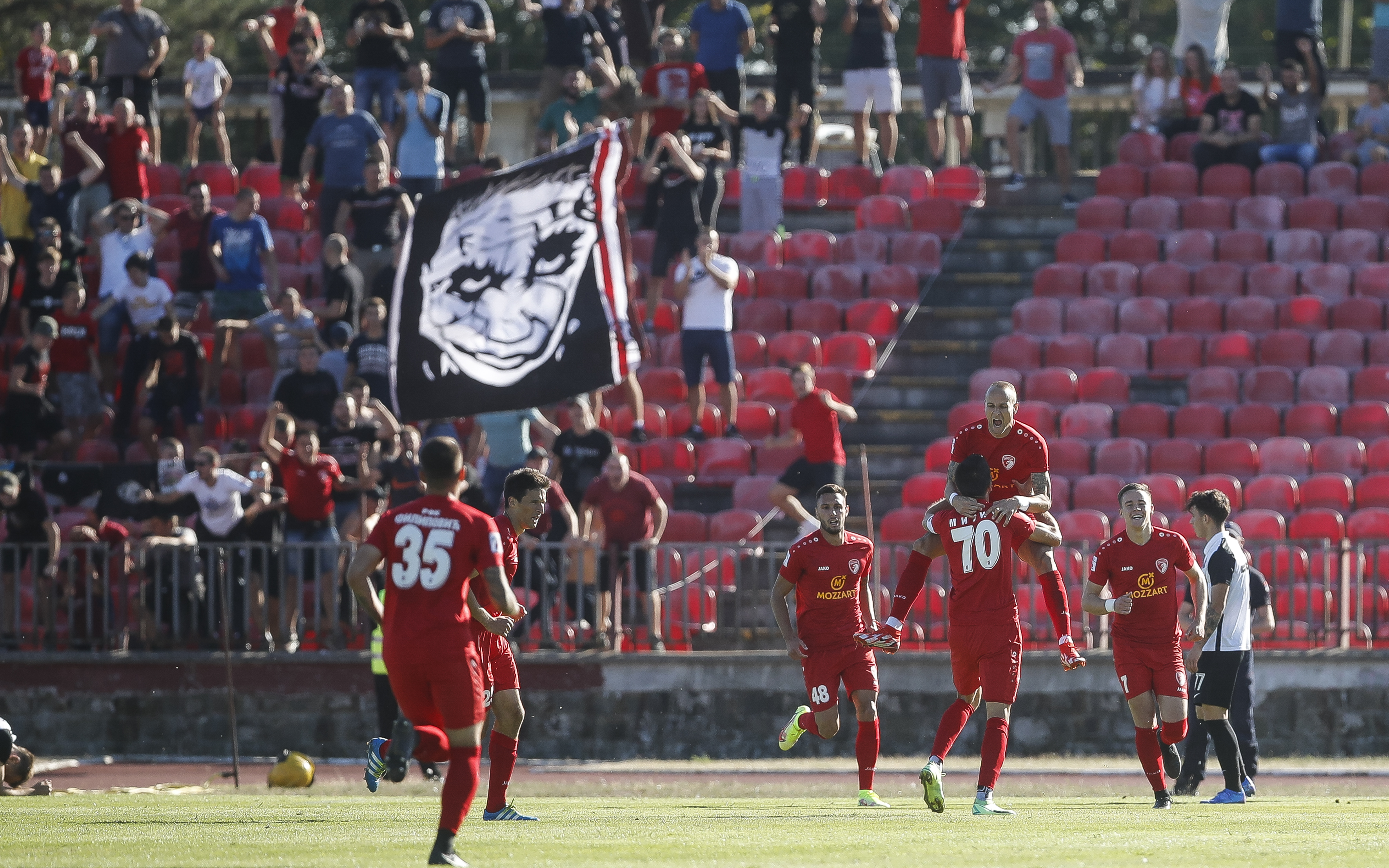 FK Radnicki Kragujevac v FK Partizan-Super League Season 2021/2022