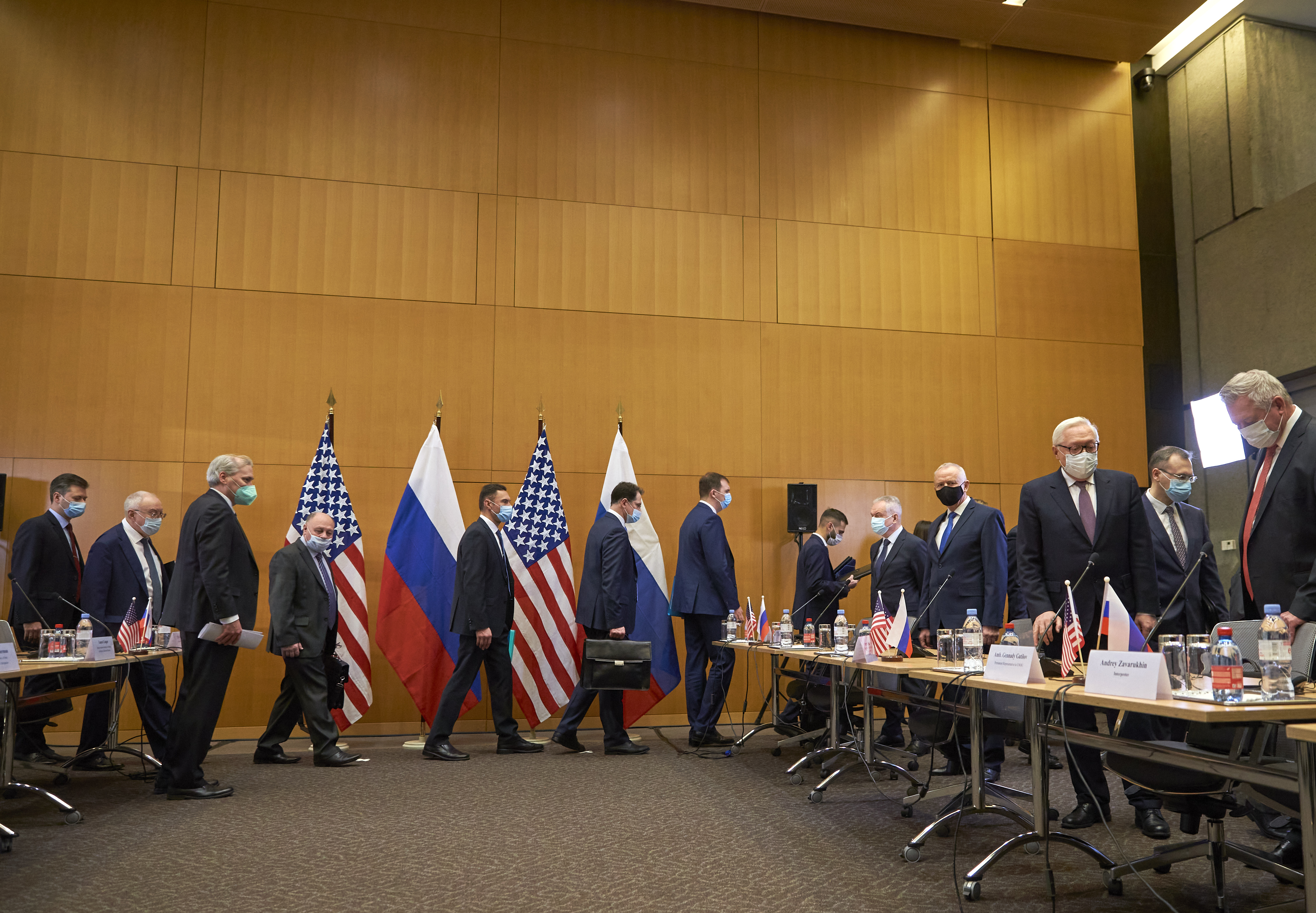 Security talks at the United States mission in Geneva