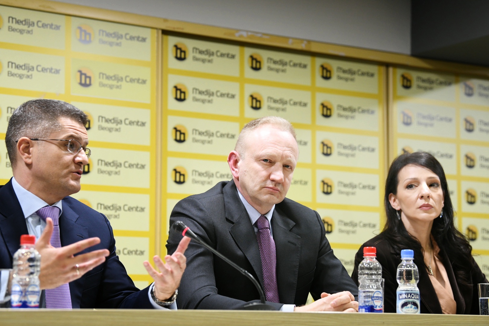 Beograd 26.11.2021. Ujedinjena opozicija, konferencija za stampu Foto: Vesna Lalic nova rs