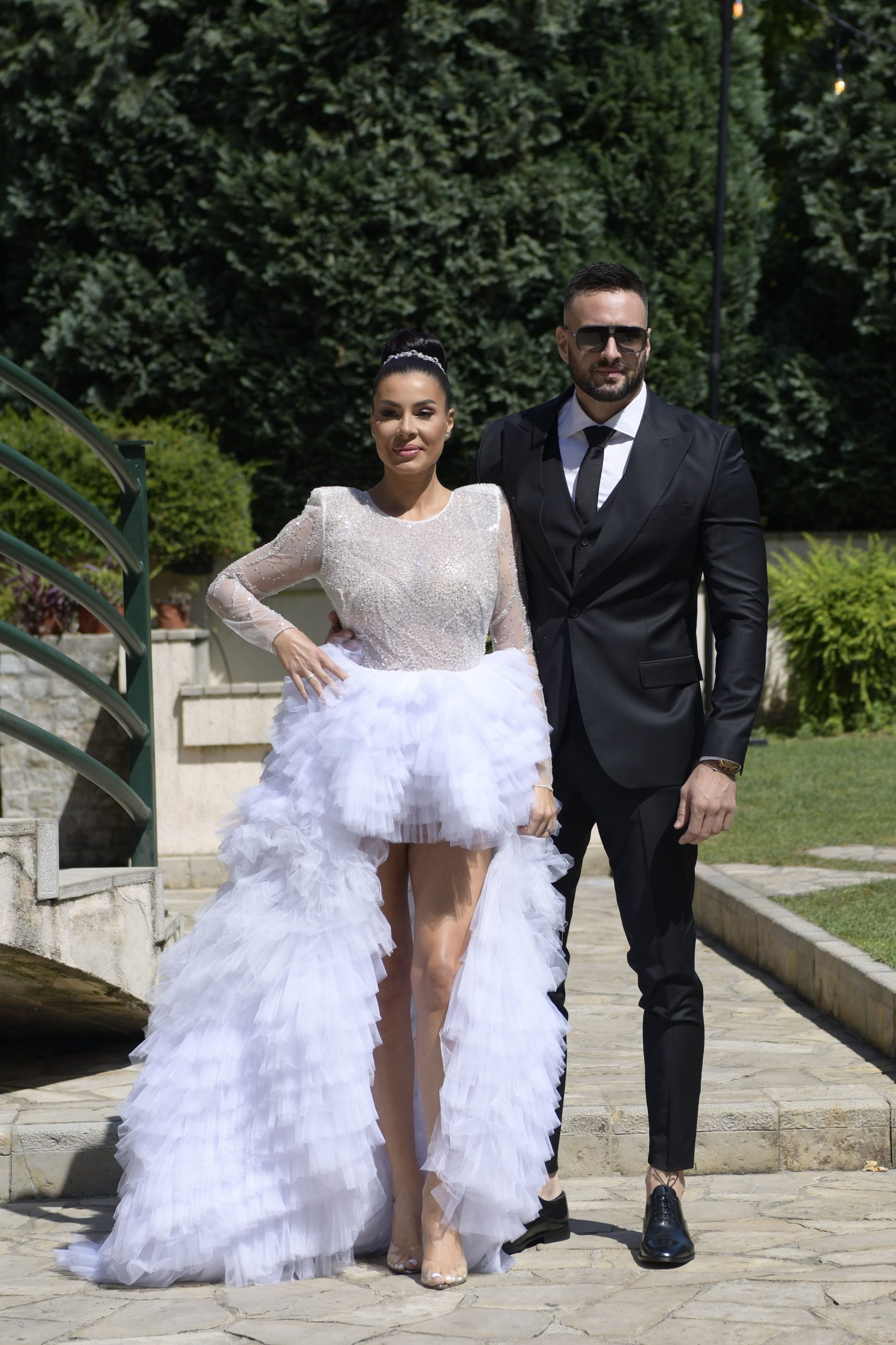 Beograd, 10.07.2022. Vila Hils na Zvezdari, svadba Mia Borisavljević i Bojan Grujić, krštenje njihovog deteta Foto: Goran Srdanov/Nova.rs