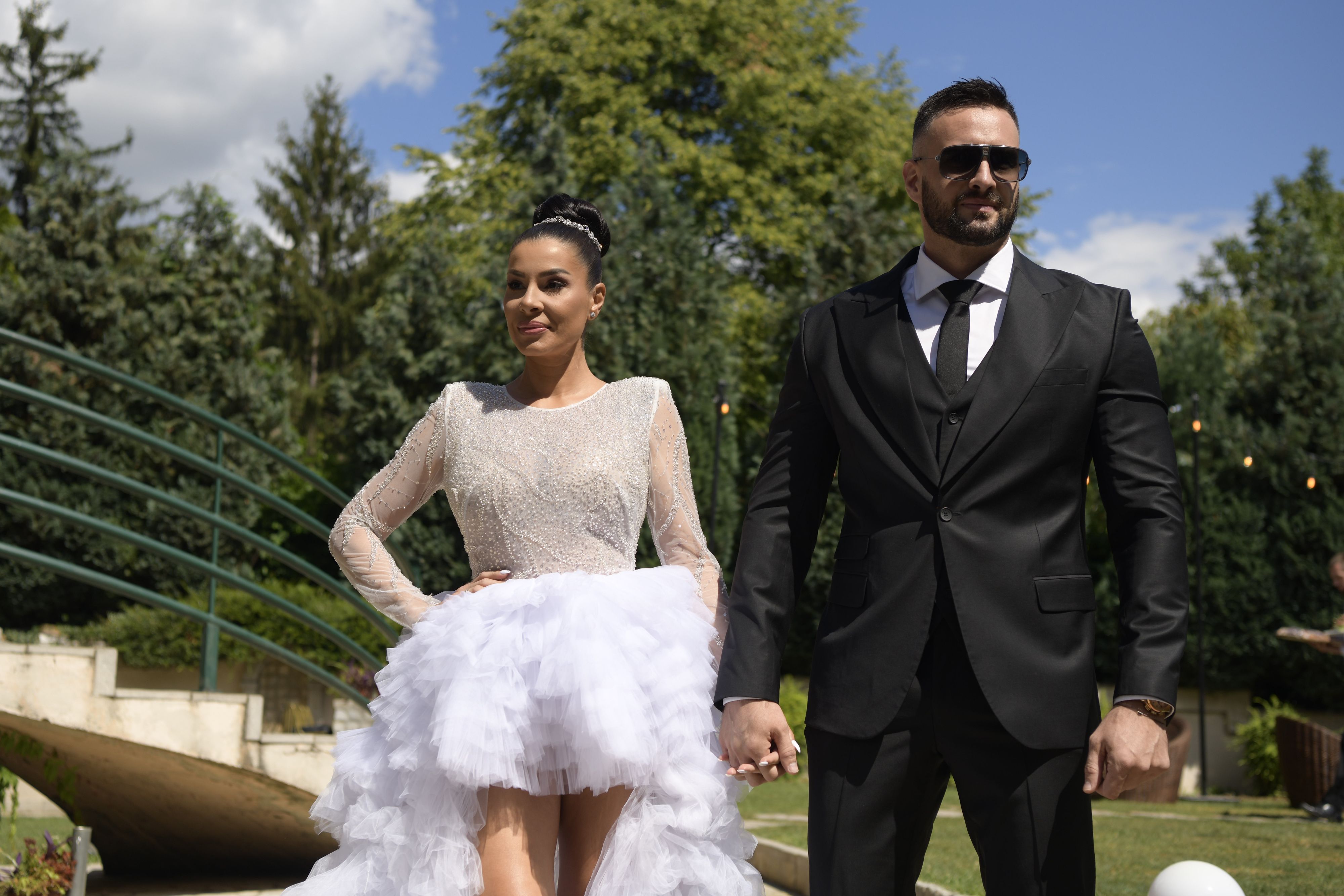 Beograd, 10.07.2022. Vila Hils na Zvezdari, svadba Mia Borisavljević i Bojan Grujić, krštenje njihovog deteta Foto: Goran Srdanov/Nova.rs