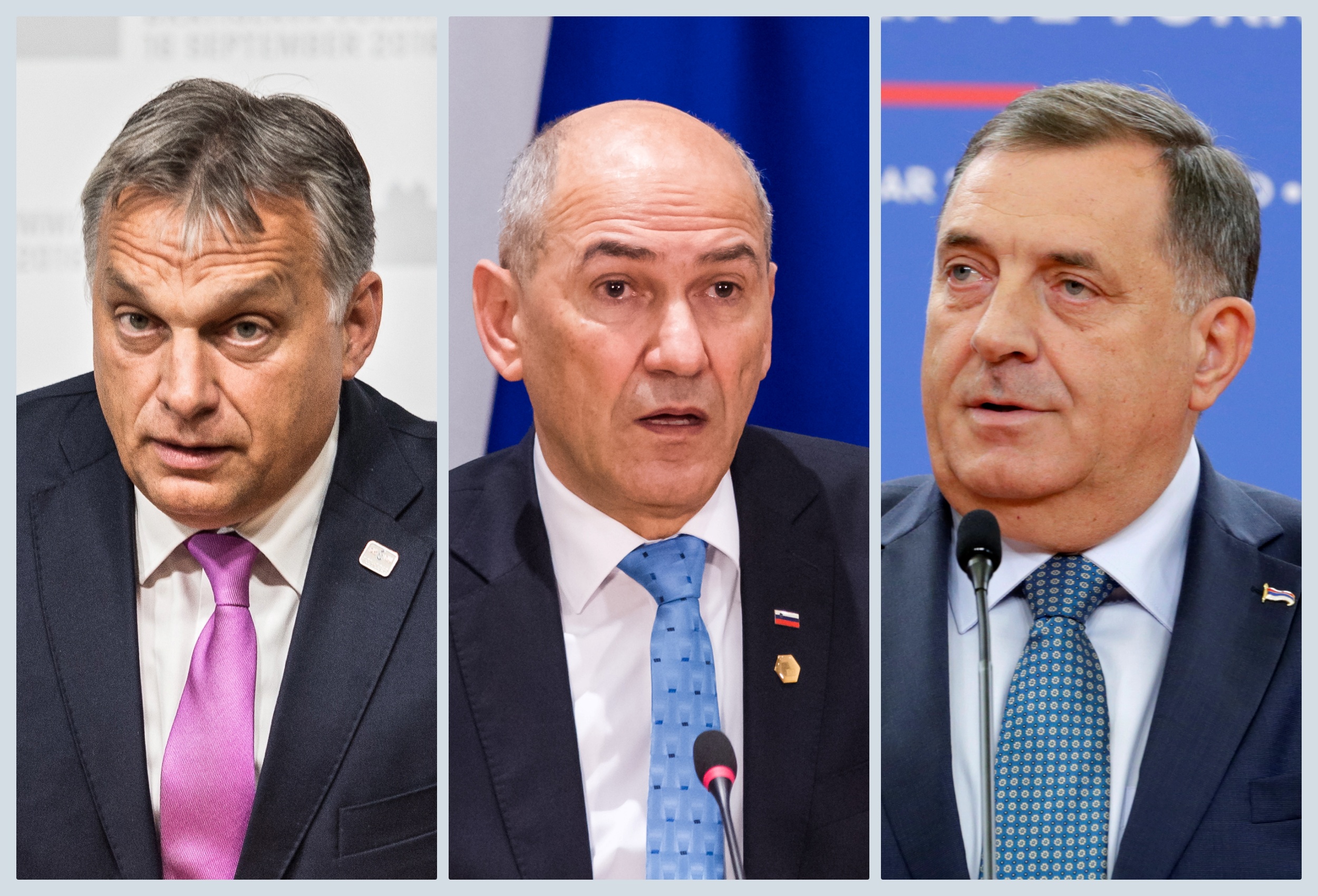 Viktor Orban, Janez Janša Milorad Dodik