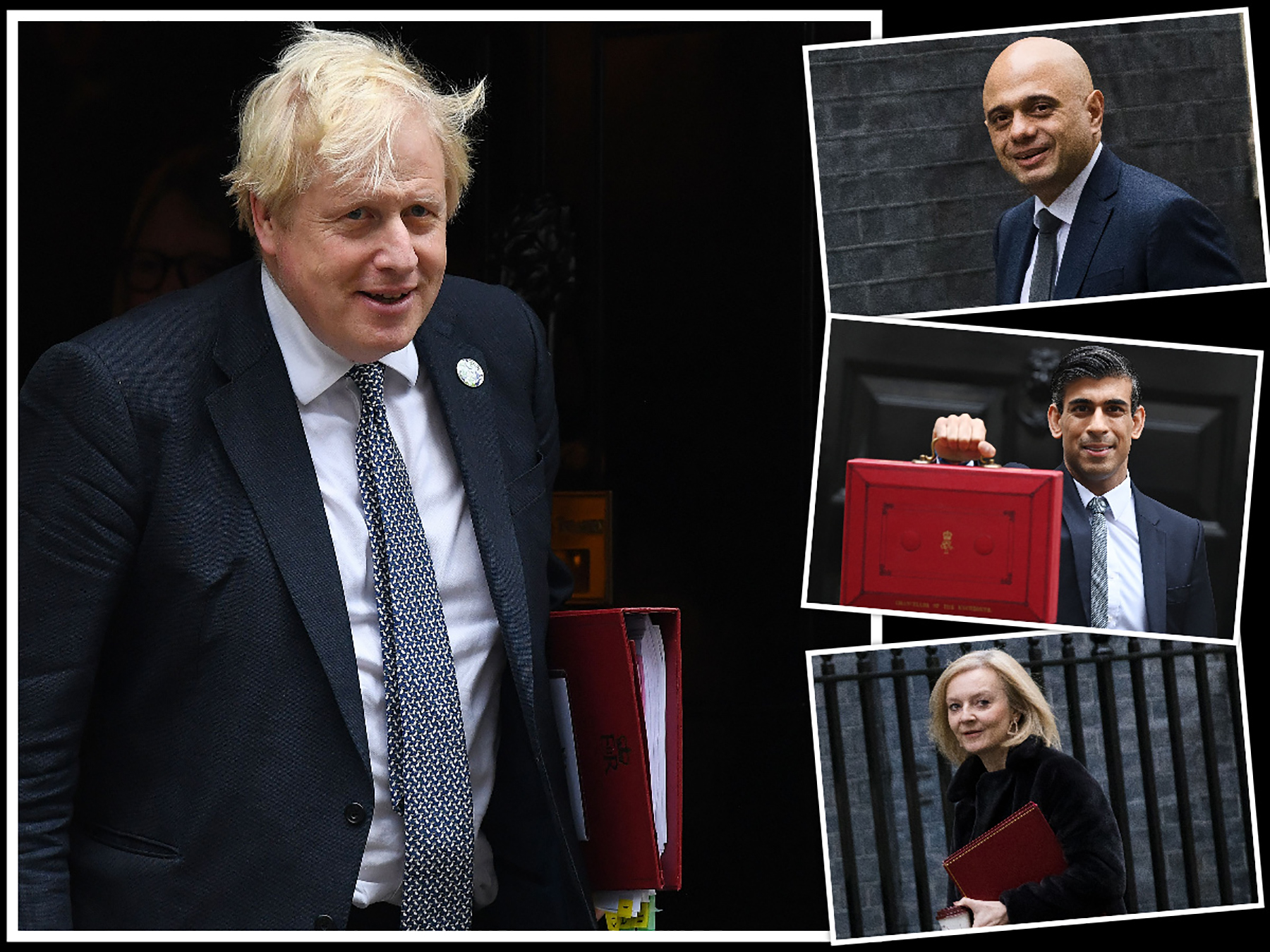 Sajid Javid Liz Truss Boris Dzonson Rishi Sunak
