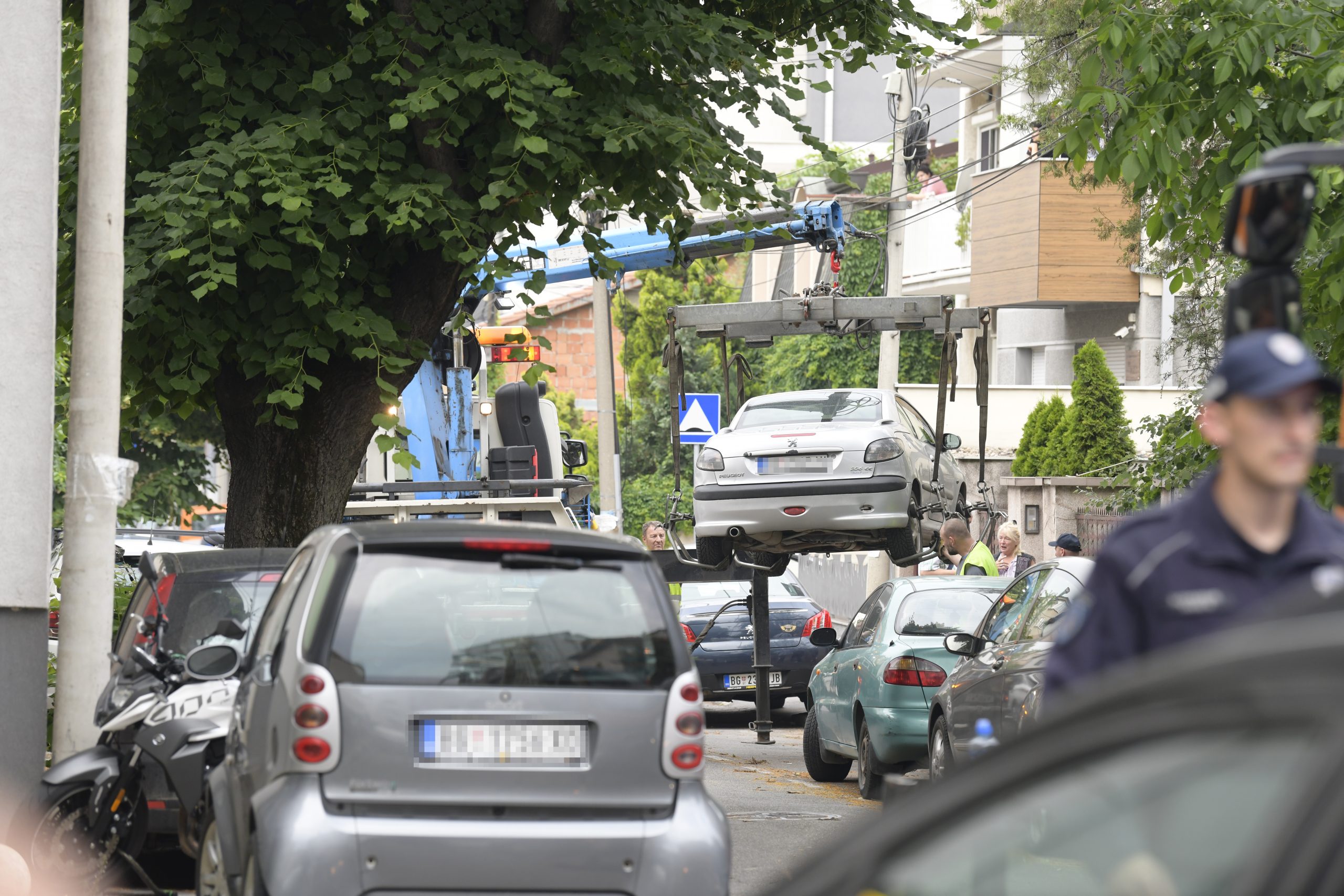 Beograd 30.05.2022. Dušanovac samoubistvo, hronika, policija, Dragan Čos izvrsio samoubistvo i ranio prijateljicu, pauk Foto: Goran Srdanov/Nova.rs