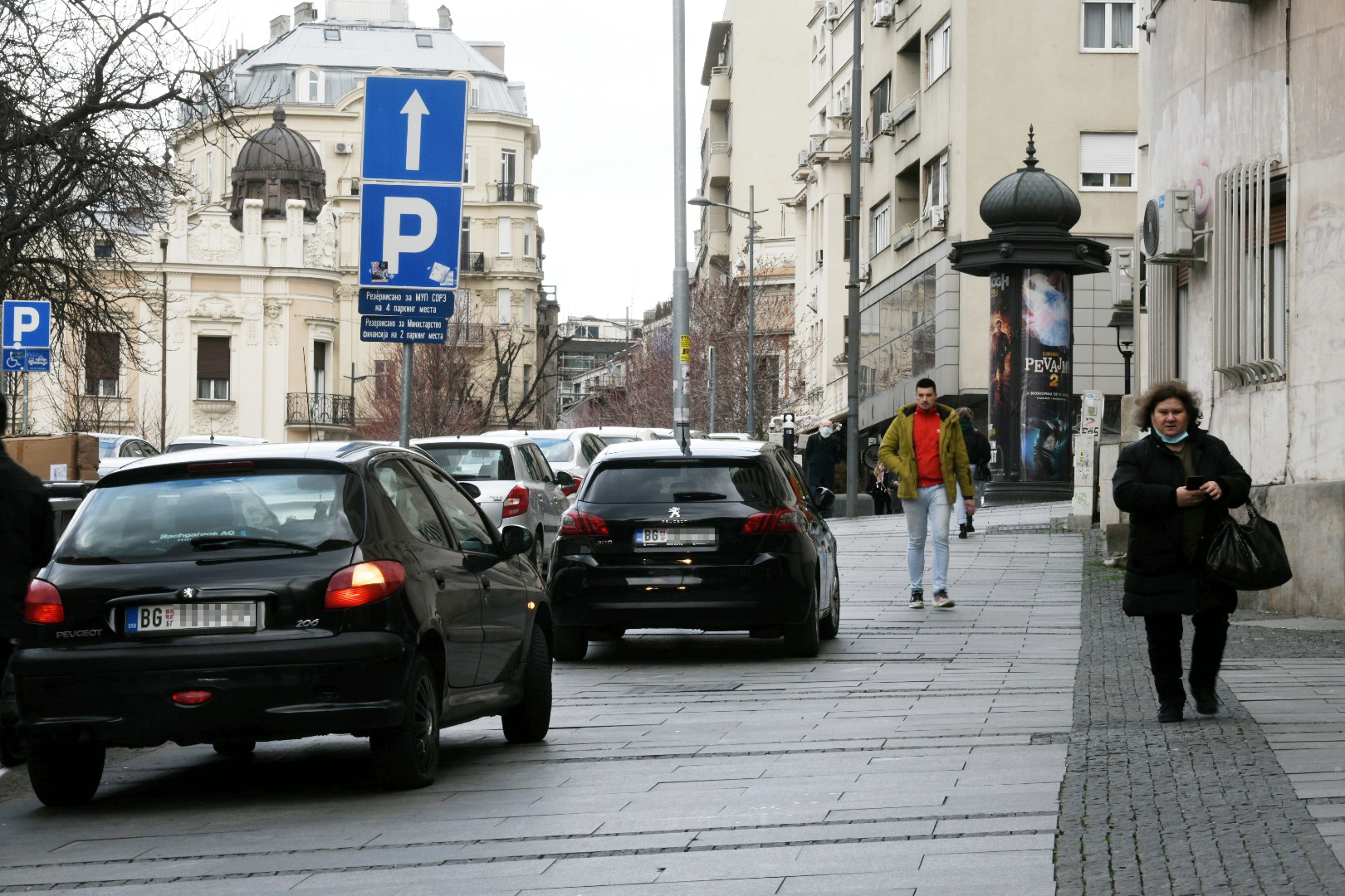 parking, automobili, parkiranje, nepropisno