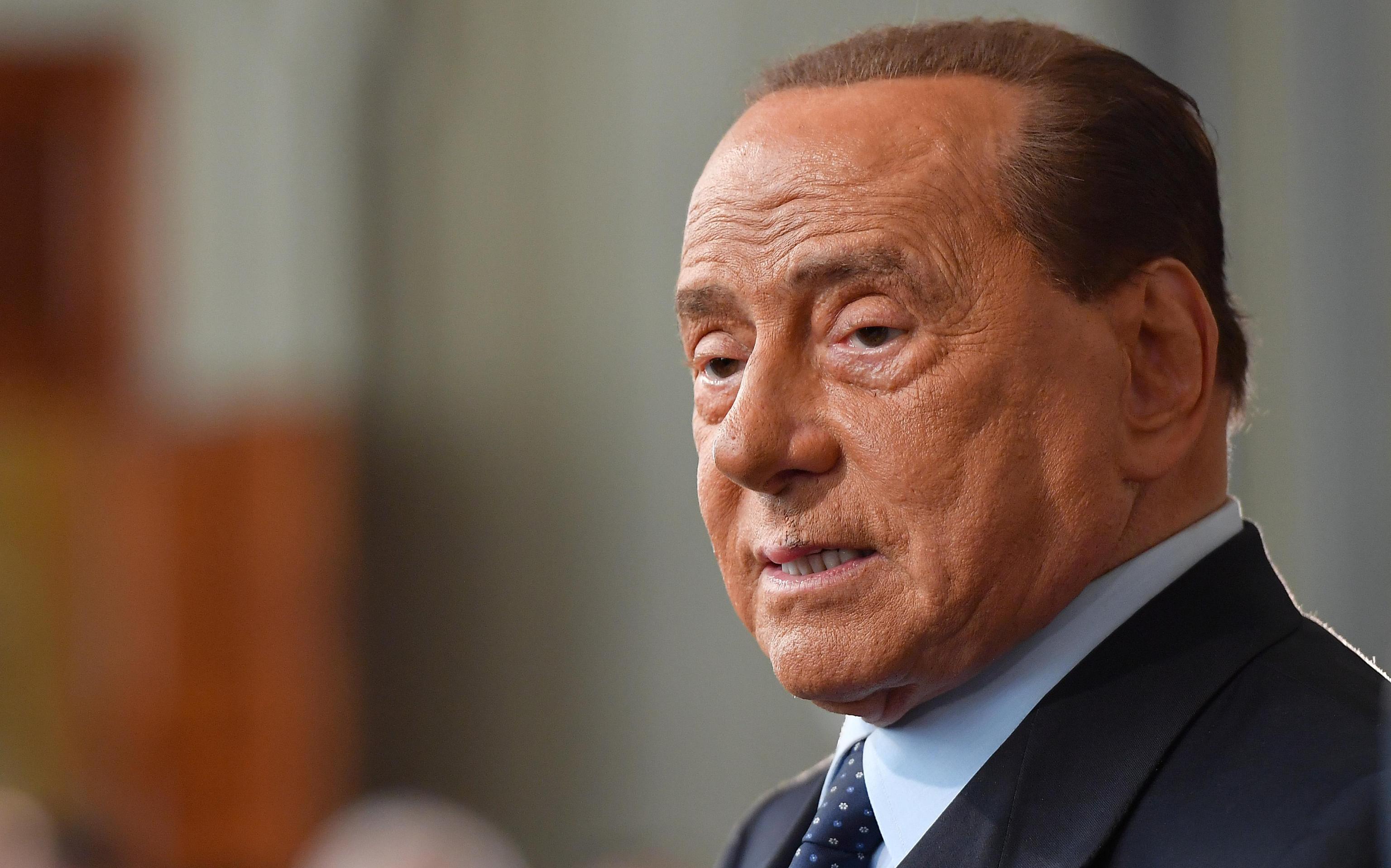 Former premier and leader of the Forza Italia (FI) party Silvio Berlusconi admitted to hospital in Monaco