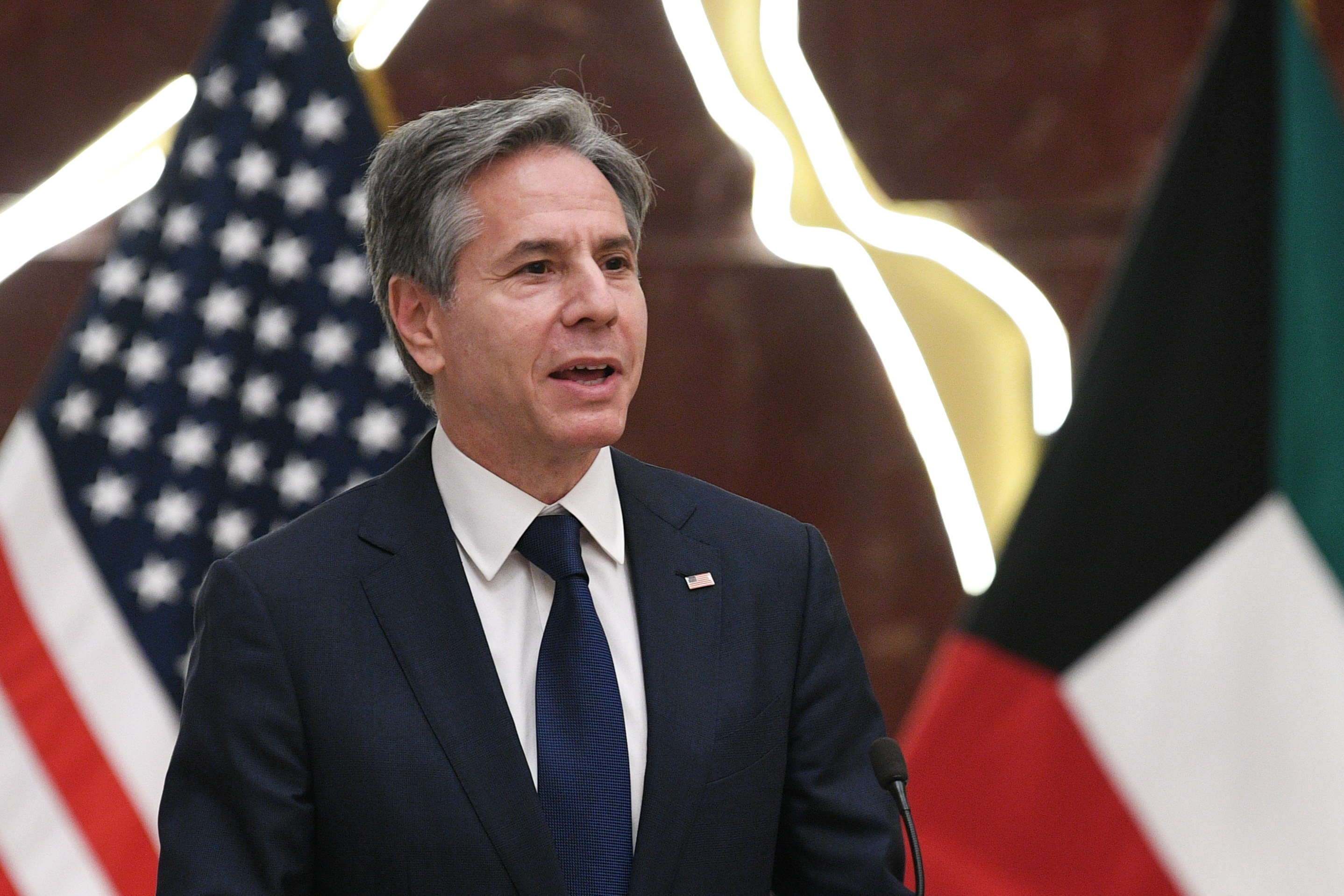 US Secretary of State Antony Blinken visits Kuwait