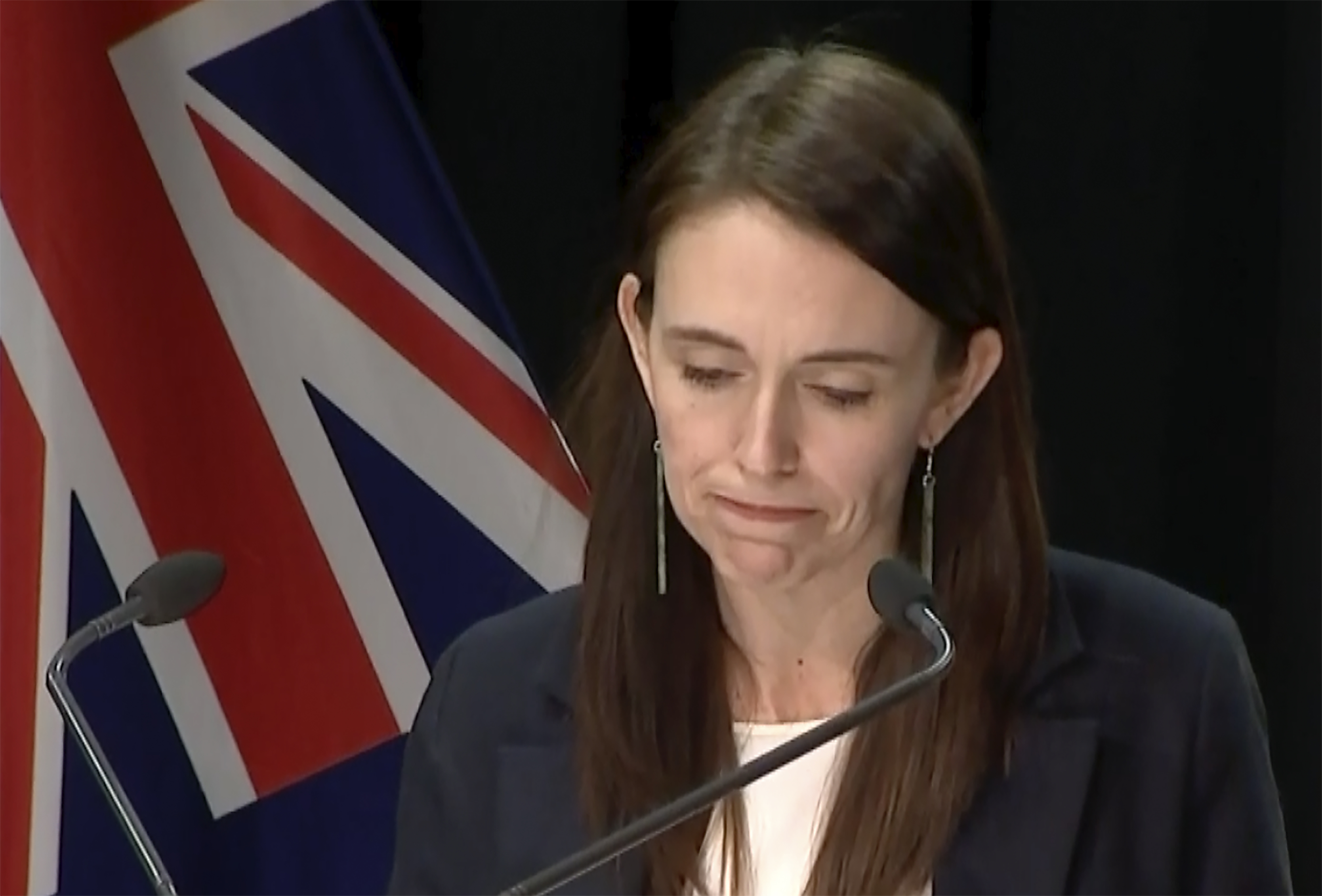 Jacinda Ardern,Novi Zeland, Okland, teroristički napad supermarket