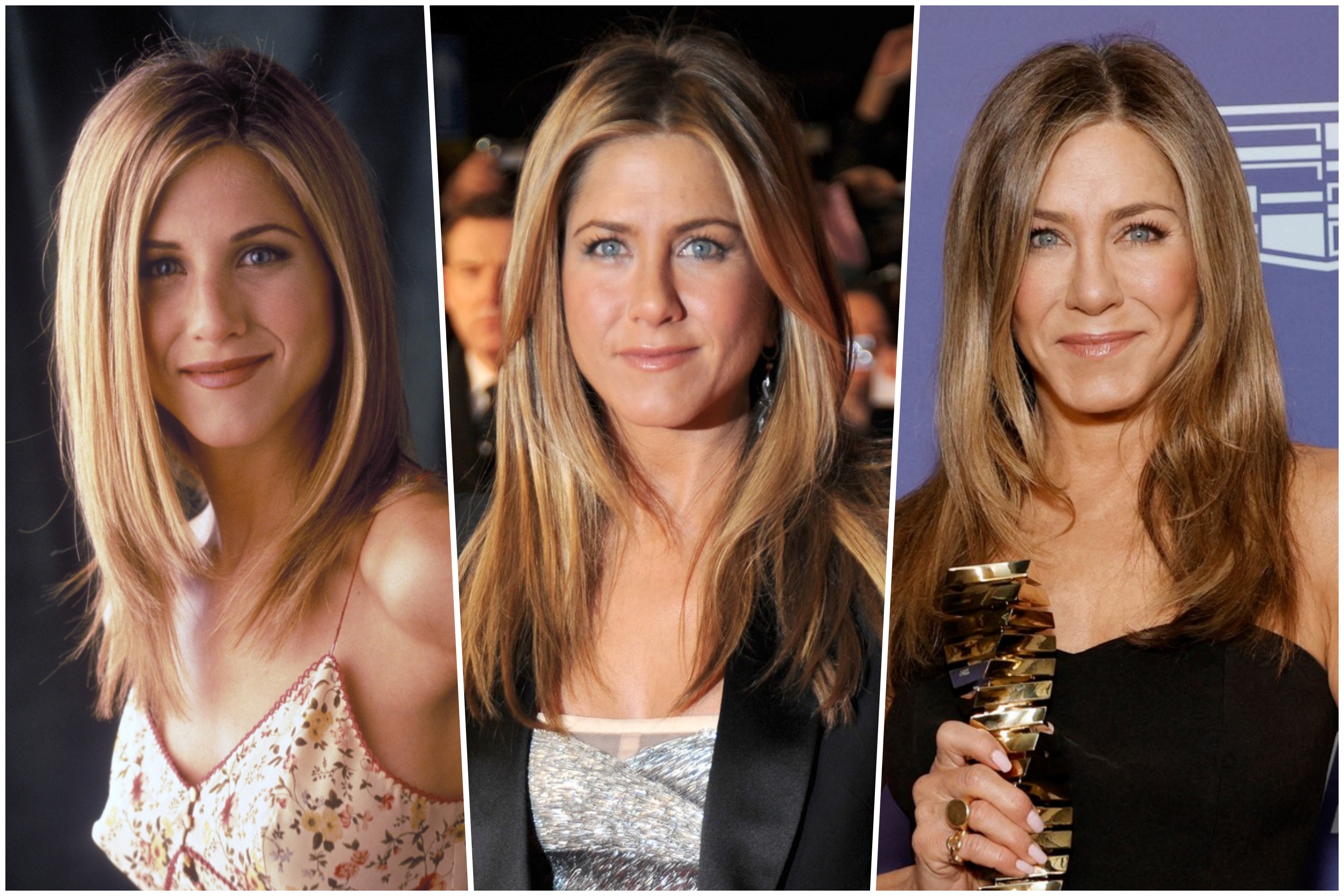 Dženifer Aniston, kombo Foto: The Hollywood Archive / Hollywood Archive / Richard Young / Shutterstock Editorial / Amy Sussman / Getty images / Profimedia