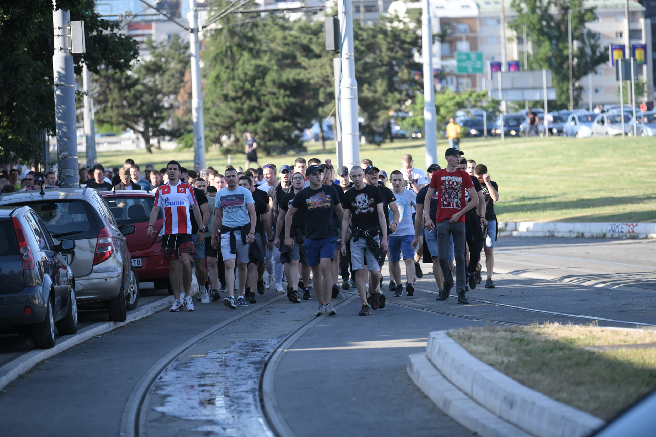 Beograd 22.05.2022. Utakmica, fudbal. crvena zvezda, navijači, utakmica Crvena zvezda Voždovac