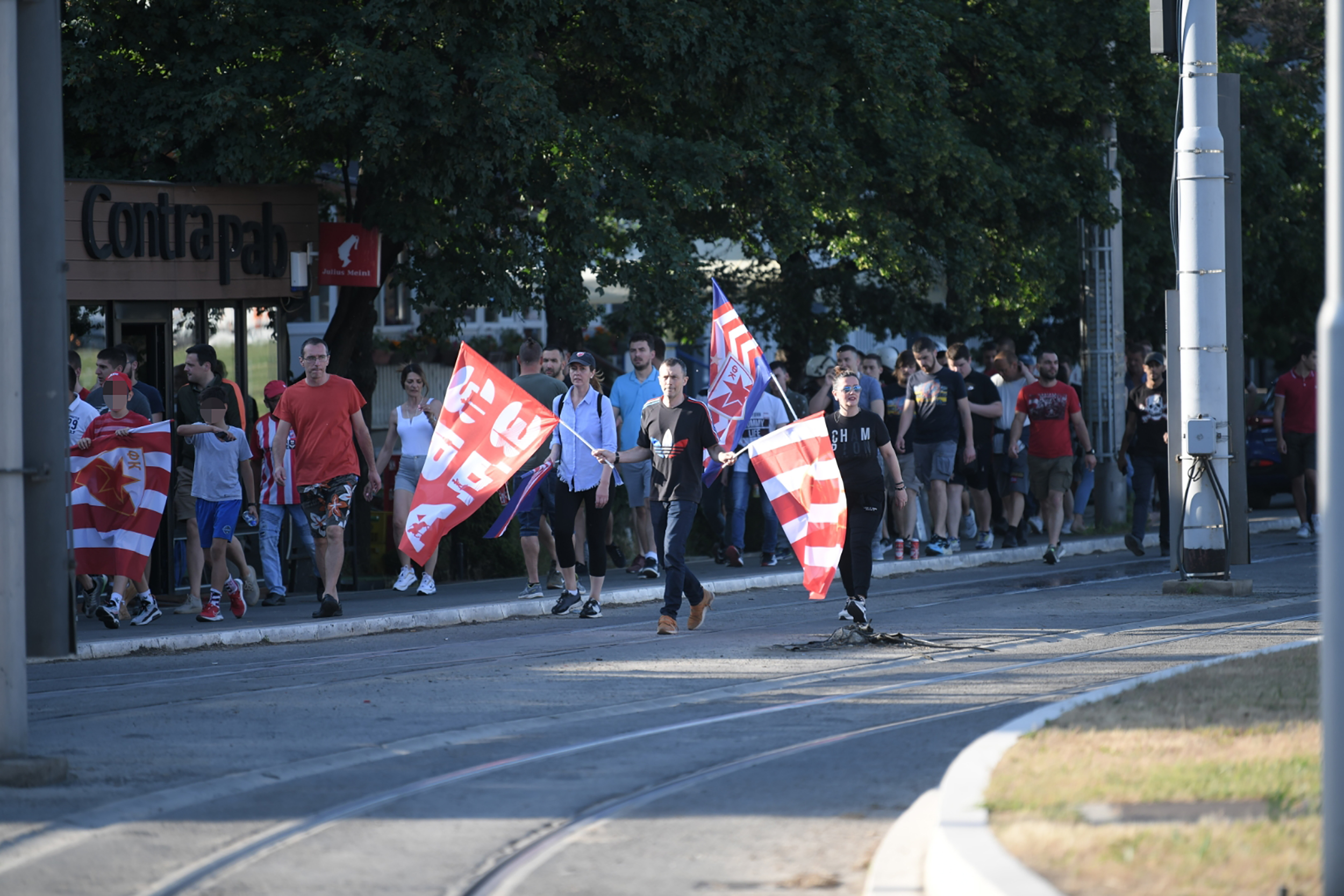 Beograd 22.05.2022. Utakmica, fudbal. crvena zvezda, navijači, utakmica Crvena zvezda Voždovac