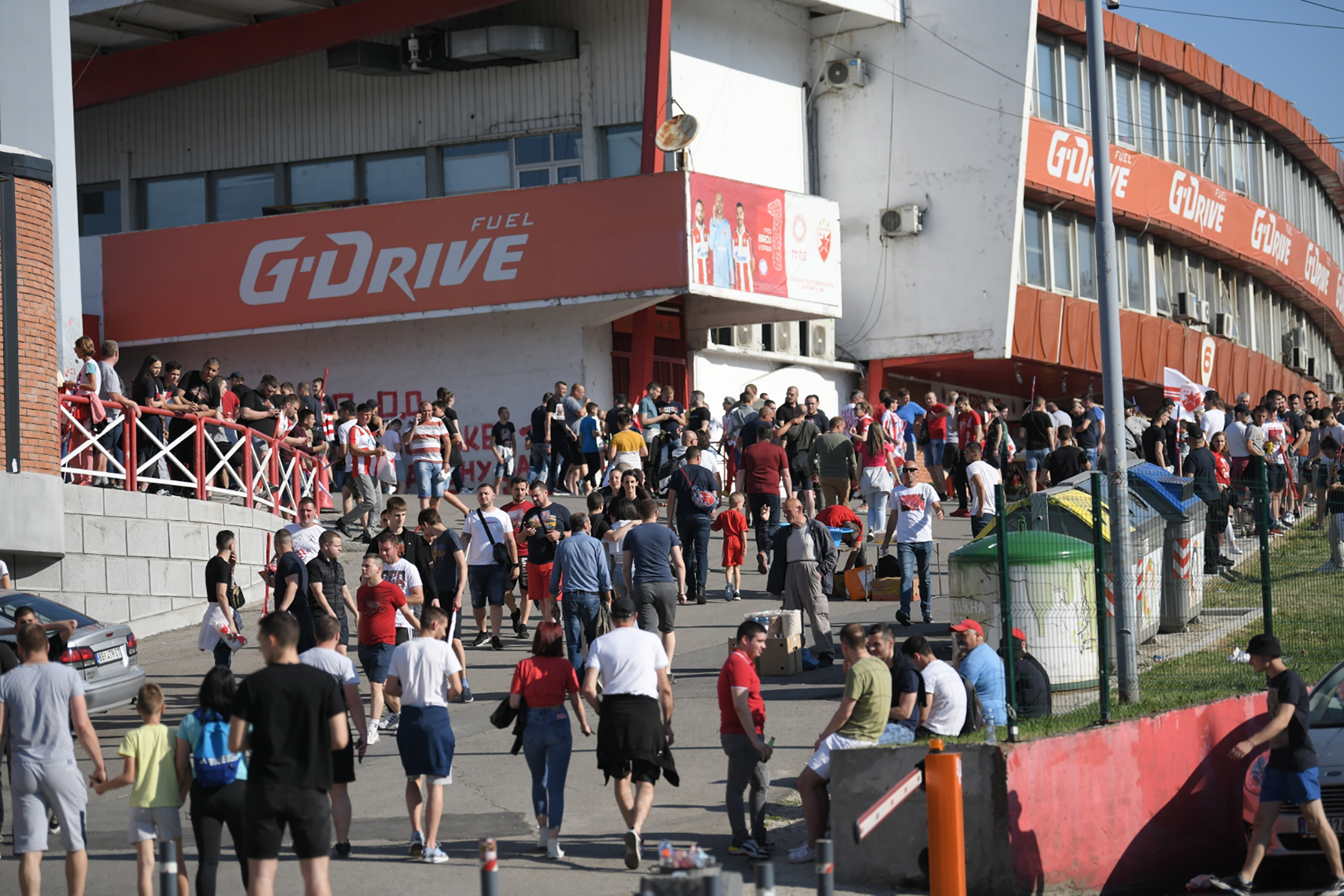 Beograd 22.05.2022. Utakmica, fudbal. crvena zvezda, navijači, utakmica Crvena zvezda Voždovac