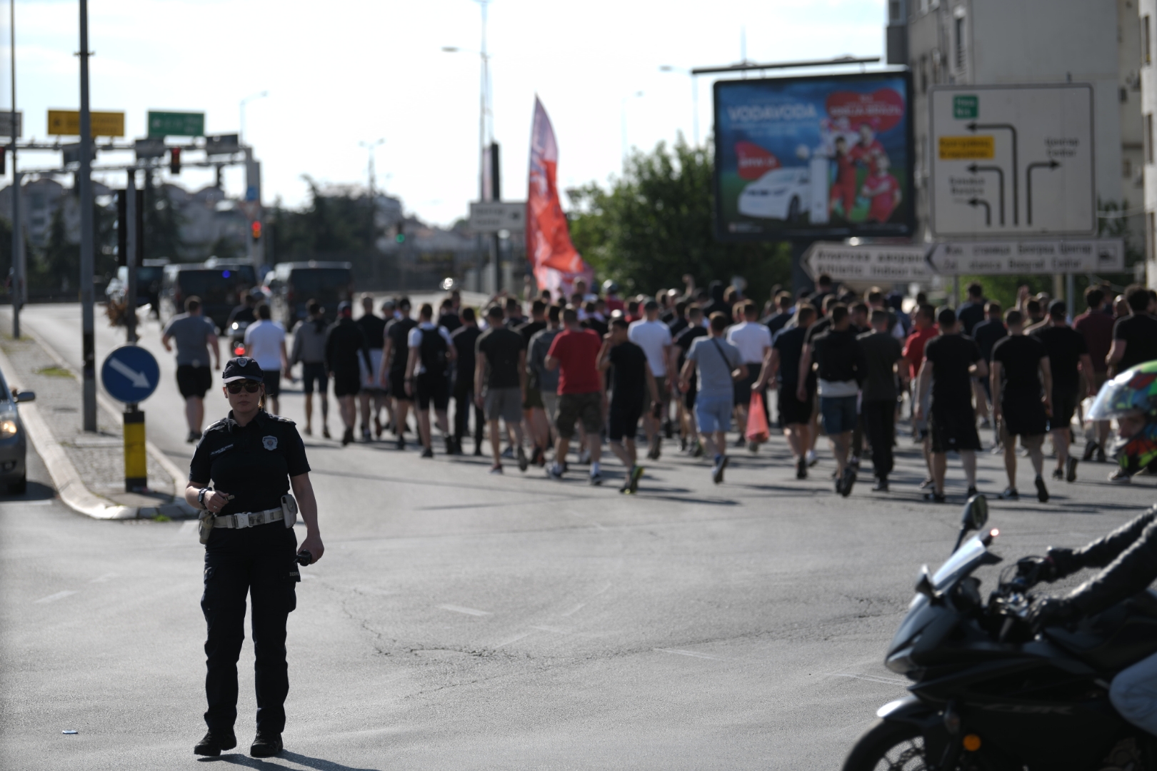 Beograd 22.05.2022. Navijači, fudbal, zvezdini navijači, policija Foto: Dragan Mujan/Nova.rs