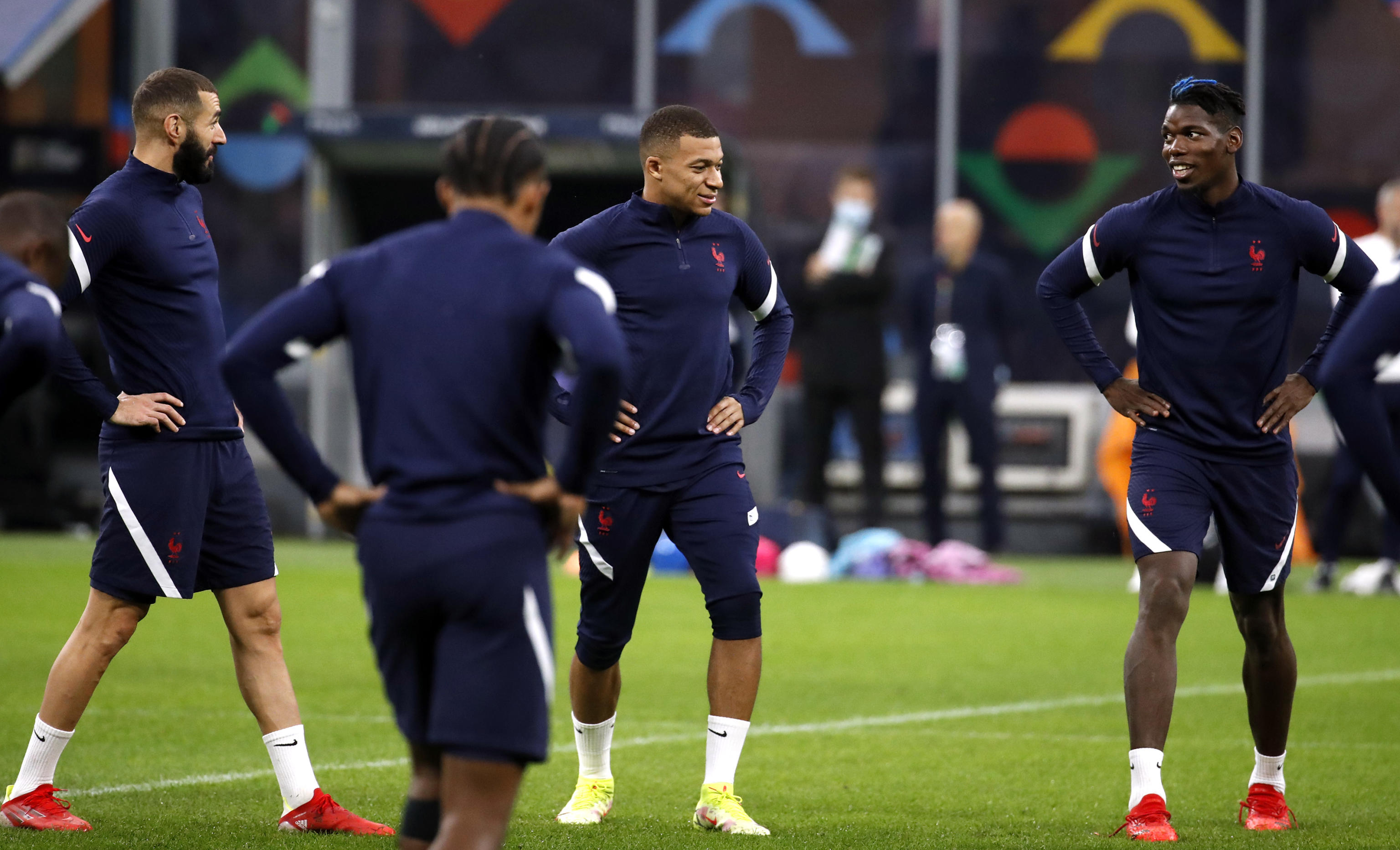 France training session