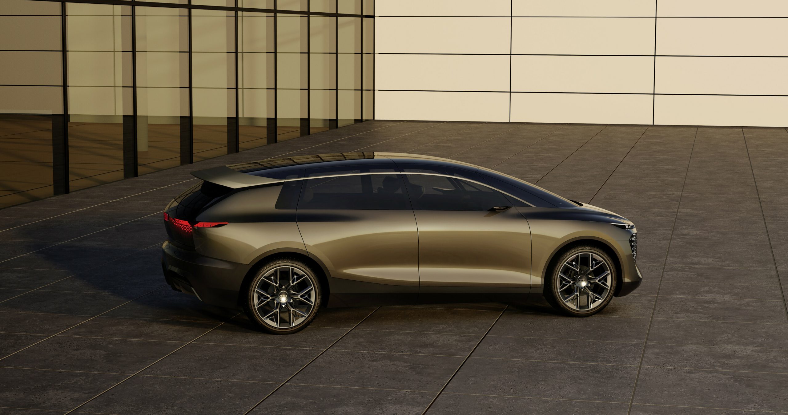 Static photo, Colour: Electric Slate   Urbansphere, minivan, koncept