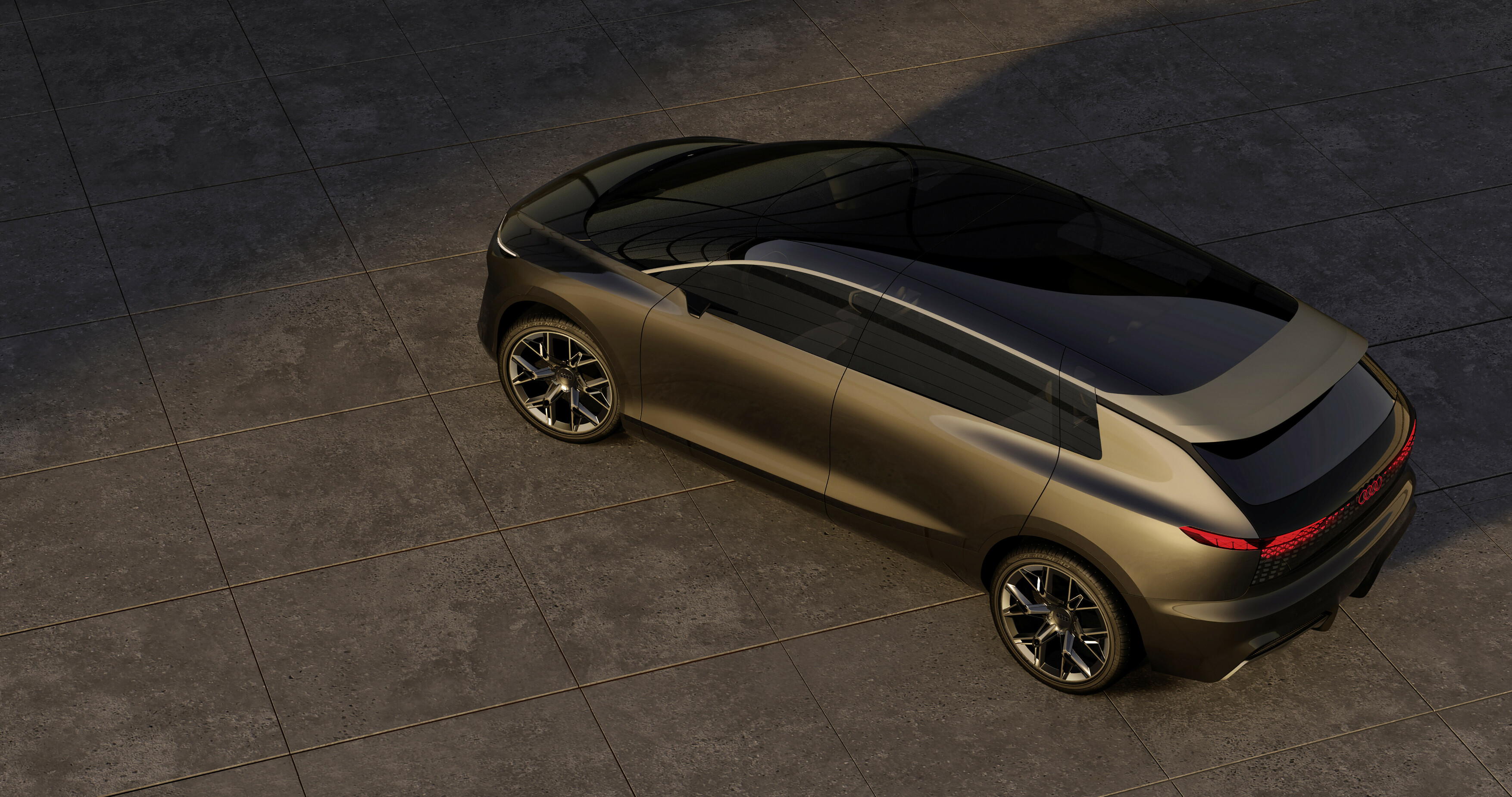 Static photo, Colour: Electric Slate   Urbansphere, minivan, koncept
