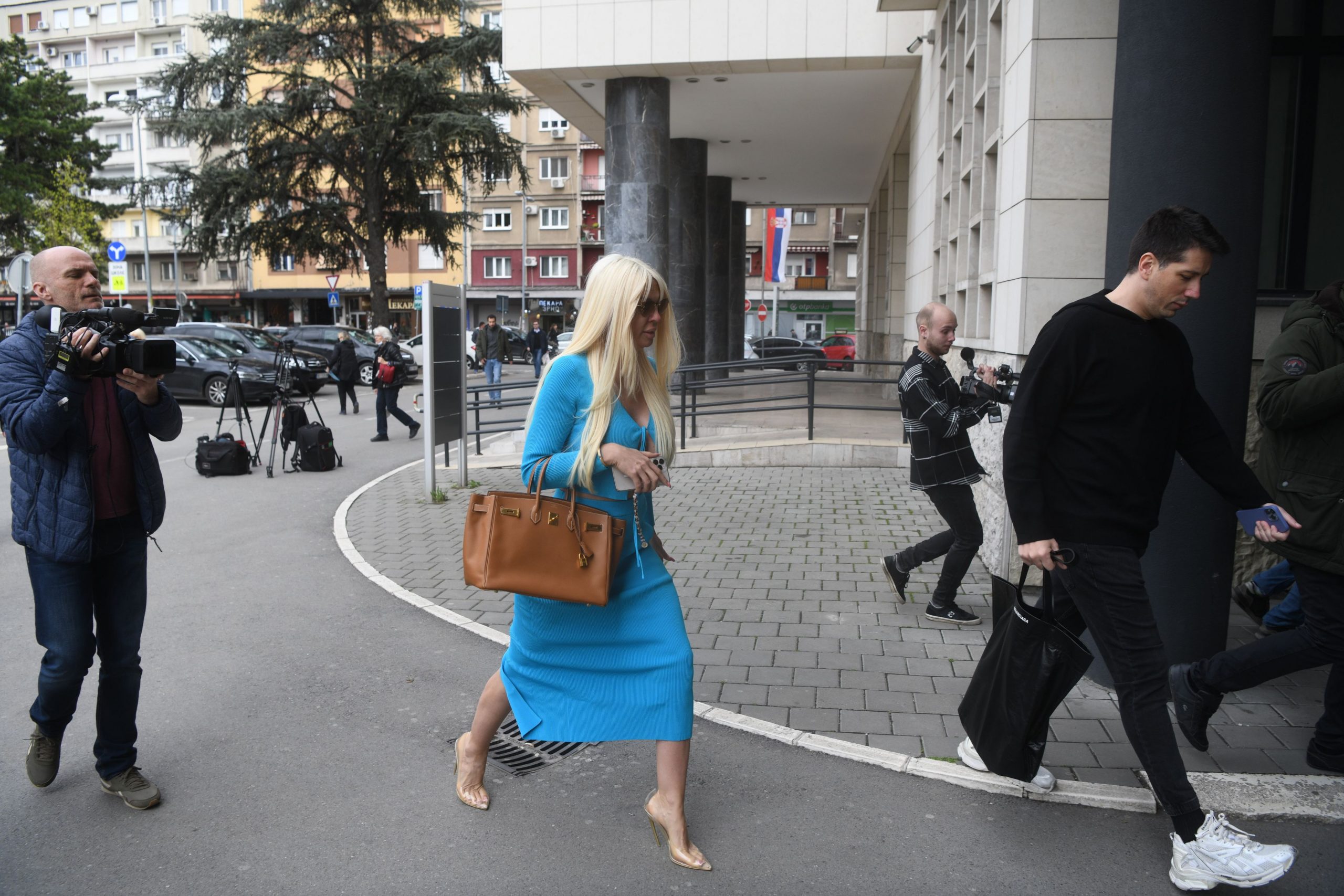 Beograd 08. april 2022. Jelena Karleuša sud, Prvo osnovno tuzilasto u Beogradu, izjava porodicno nasilje Foto:Filip Krainčanić/Nova.rs