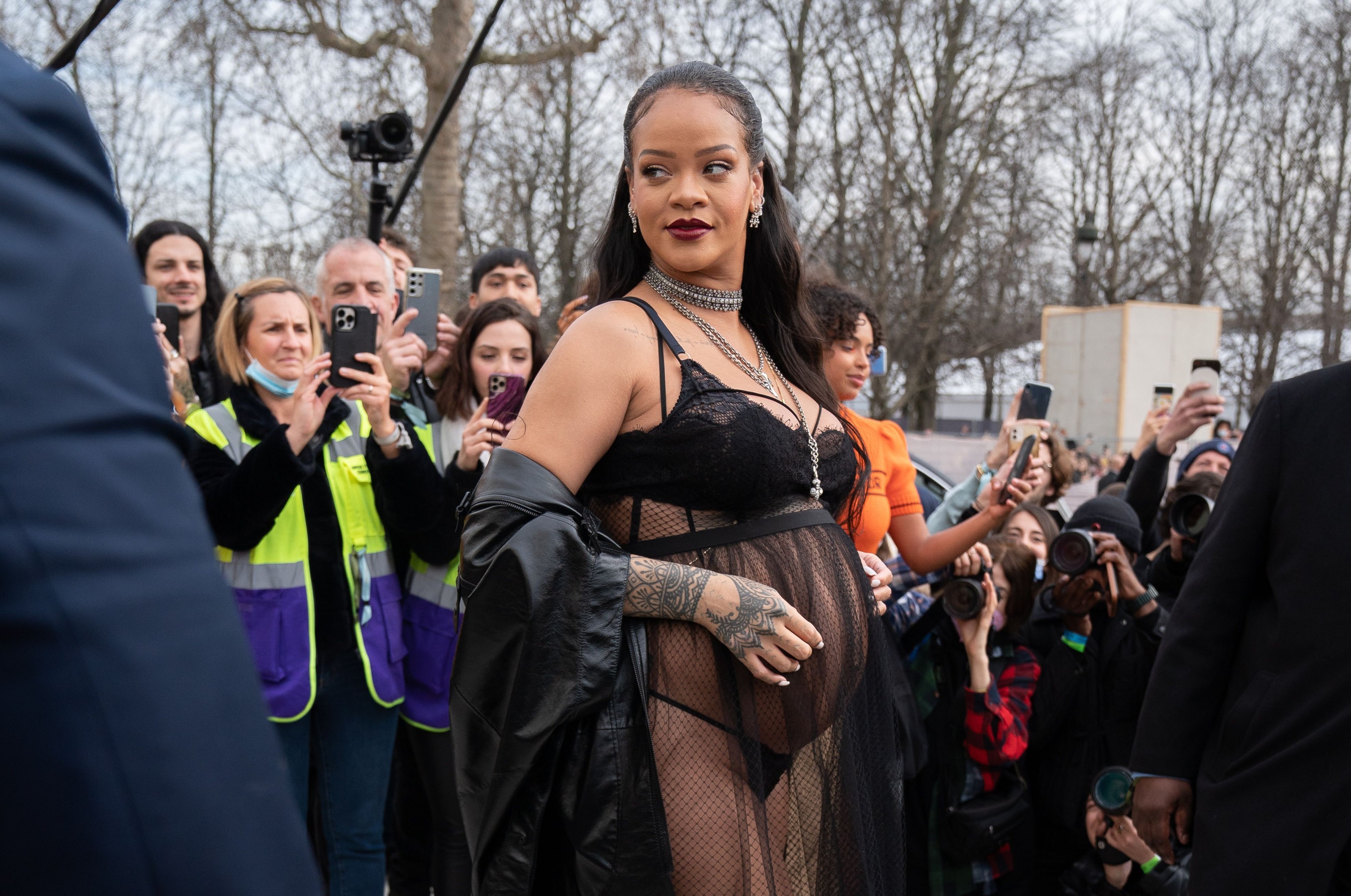 Rihanna
Dior show, Departures, Autumn Winter 2022, Paris Fashion Week, France - 01 Mar 2022,Image: 665789144, License: Rights-managed, Restrictions: , Model Release: no, Credit line: Scott Garfitt / Shutterstock Editorial / Profimedia