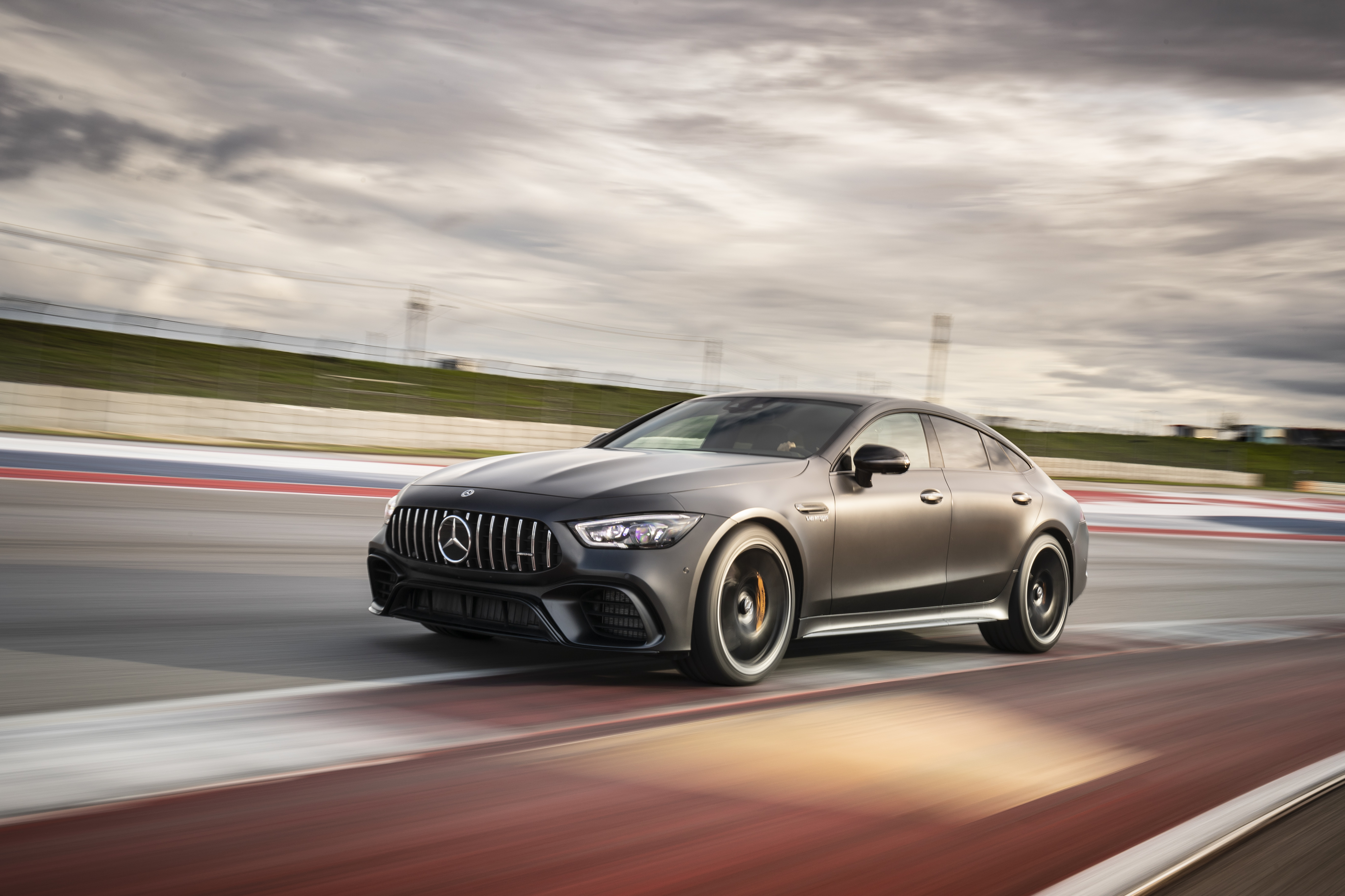 AMG-GT, staza Mercedes-AMG GT 63 S 4MATIC+ 4-Door Coupé. Austin 2018Mercedes-AMG GT 63 S 4MATIC+ 4-Door Coupé. Austin 2018