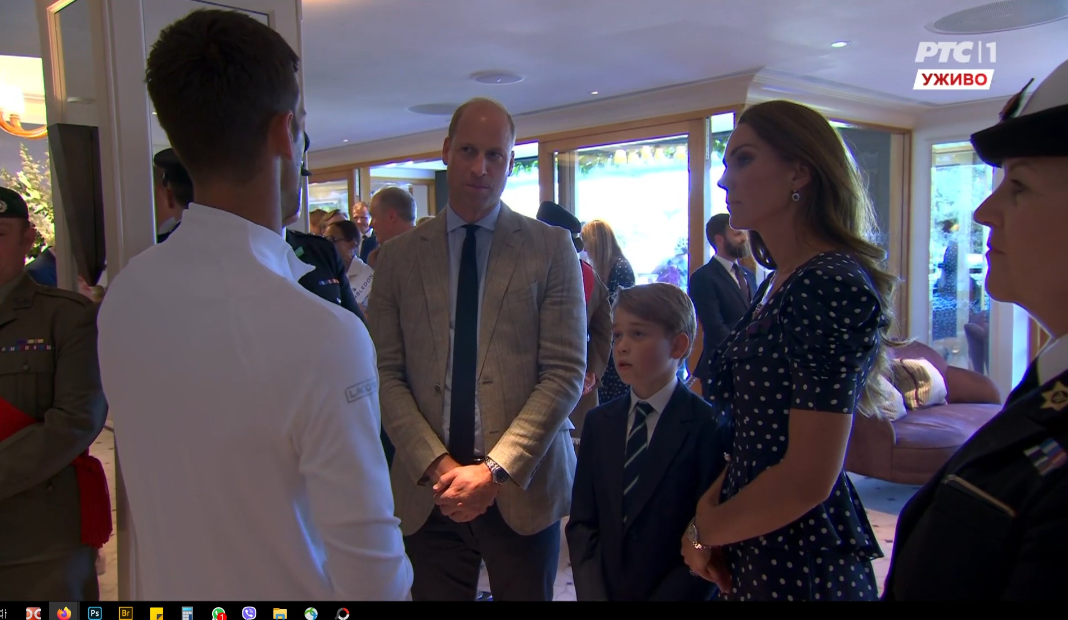 Novak Đoković, princ Vilijam, princ Džordž, Kejt Midlton