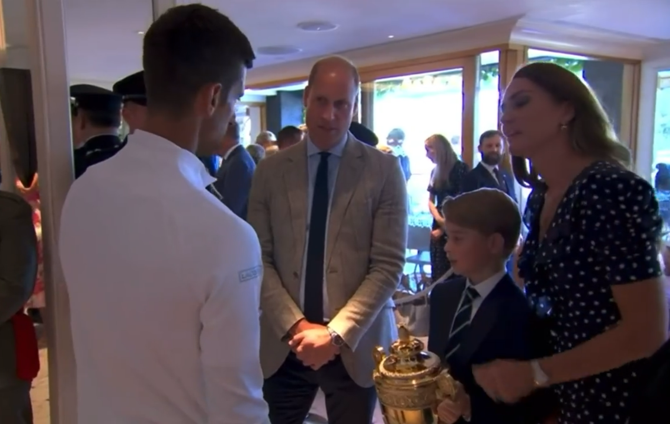 Novak Đoković, Princ Vilijam i Džord, Kejt Midlton