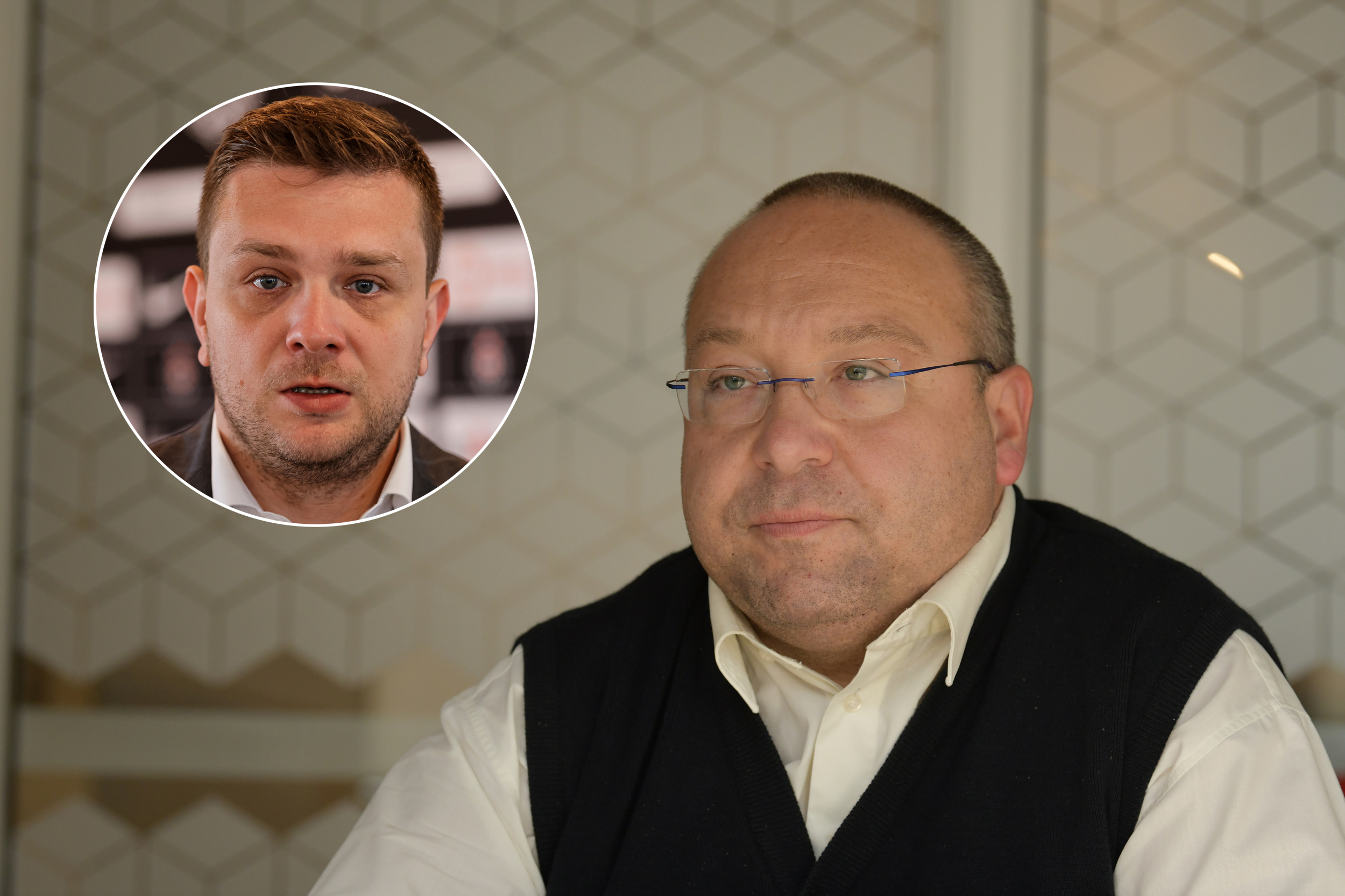 Vladimir Vuletić i Miloš Vazura, kombo Foto: Zoran Lončarević/Nova.rs/Srdjan Stevanovic/Starsport.rs ©