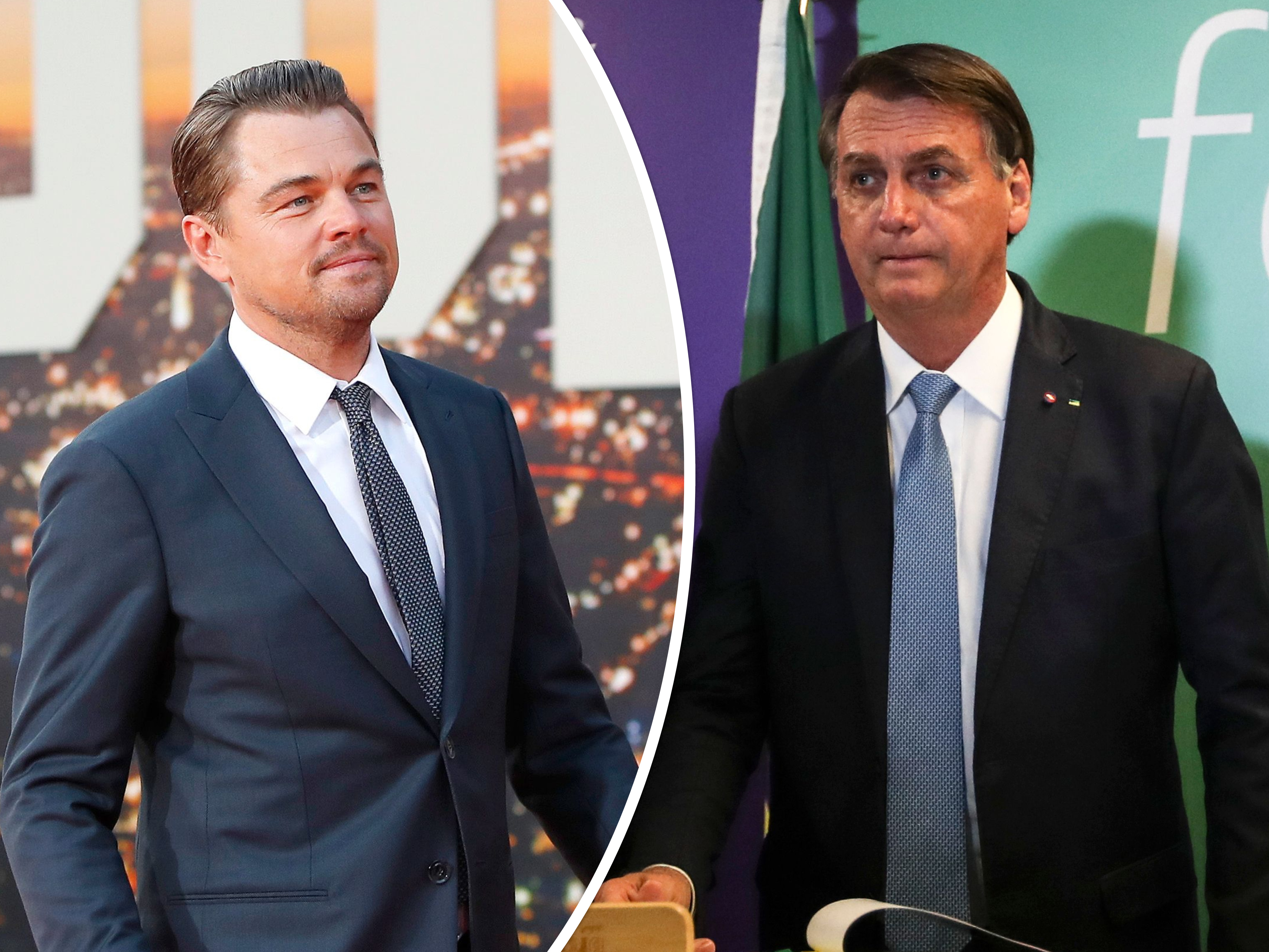 Leonardo DiKaprio i Žair Bolsonaro, kombo Foto: EPA-EFE/NINA PROMMER/ALI HAIDER