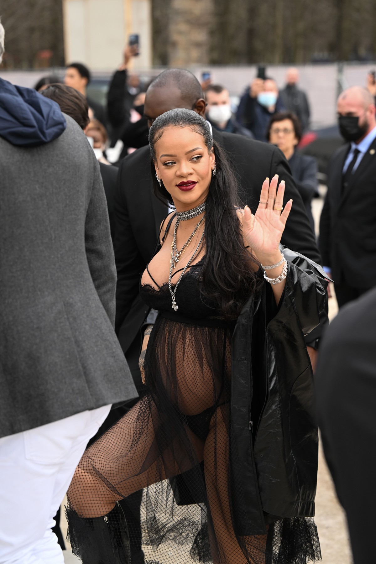 Rihanna
Street Style, Fall/Winter 2022, Paris Fashion Week, Paris, France - 01 Mar 2022,Image: 665795816, License: Rights-managed, Restrictions: , Model Release: no, Credit line: - / Shutterstock Editorial / Profimedia