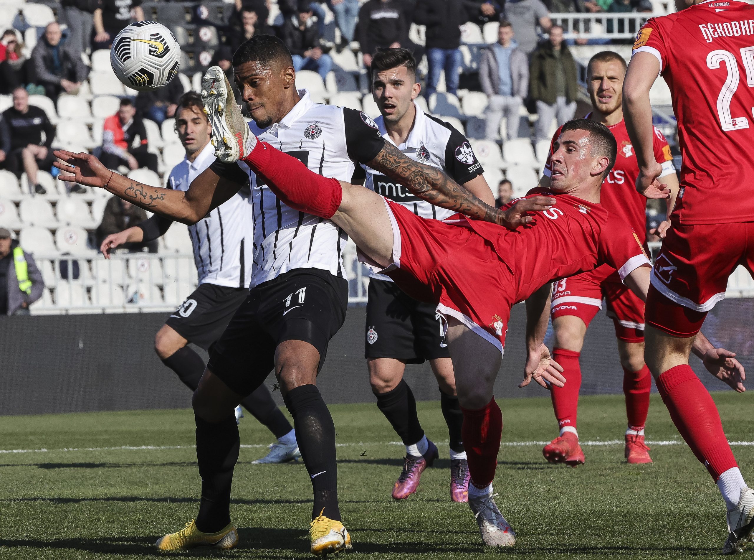 Fudbal-Super League Season 2021/2022
Partizan v Napredak Krusevac
Beograd, 13.03.2022.
foto: Srdjan Stevanovic/Starsport.rs ©